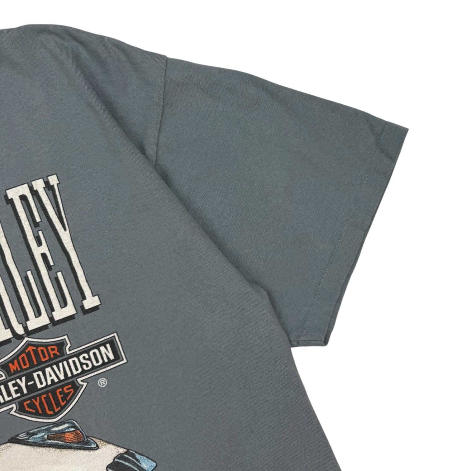 1992 3D Emblem Harley Davidson ‘I Own A Harley’ Tee Blue