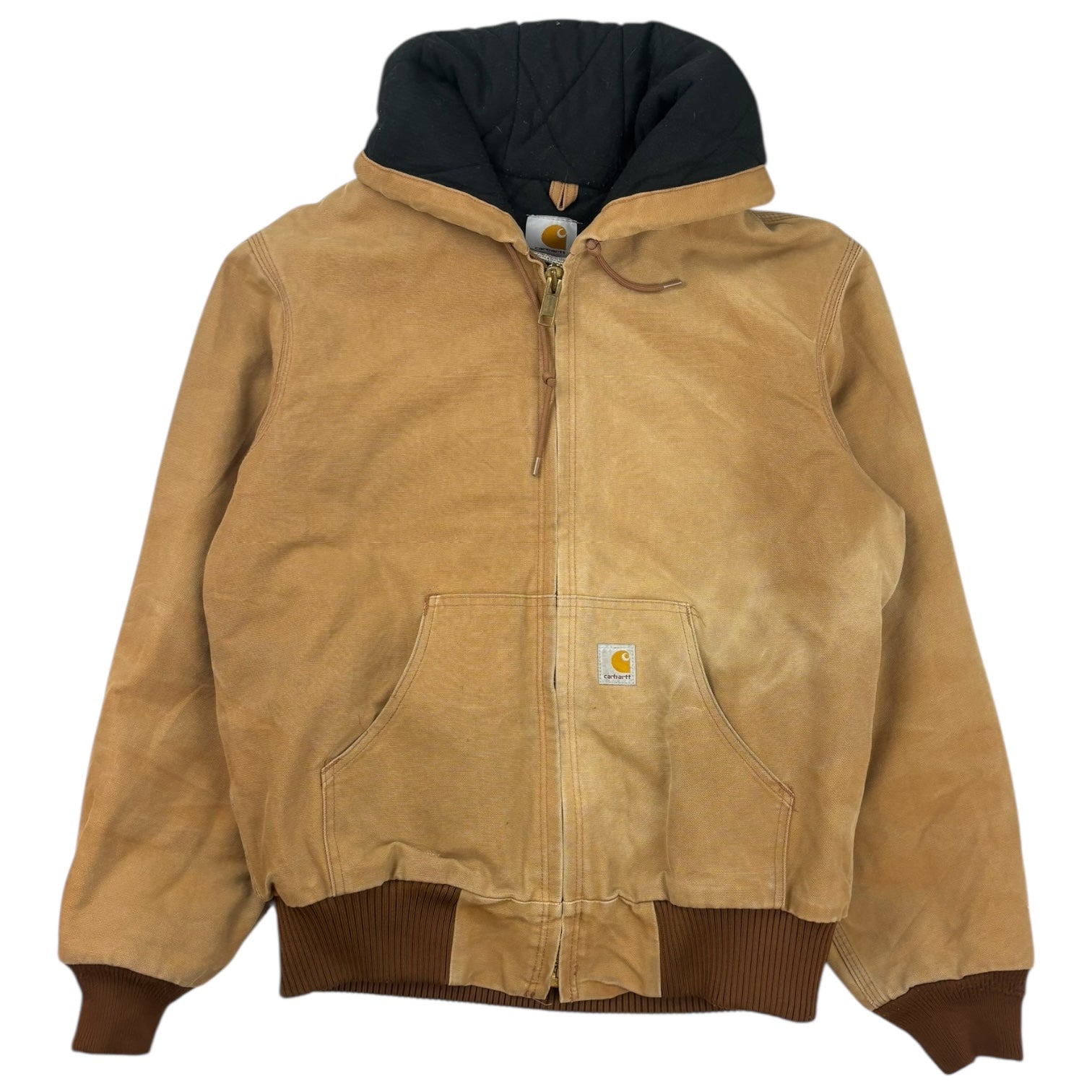 Vintage Carhartt Hooded Work Jacket Tan