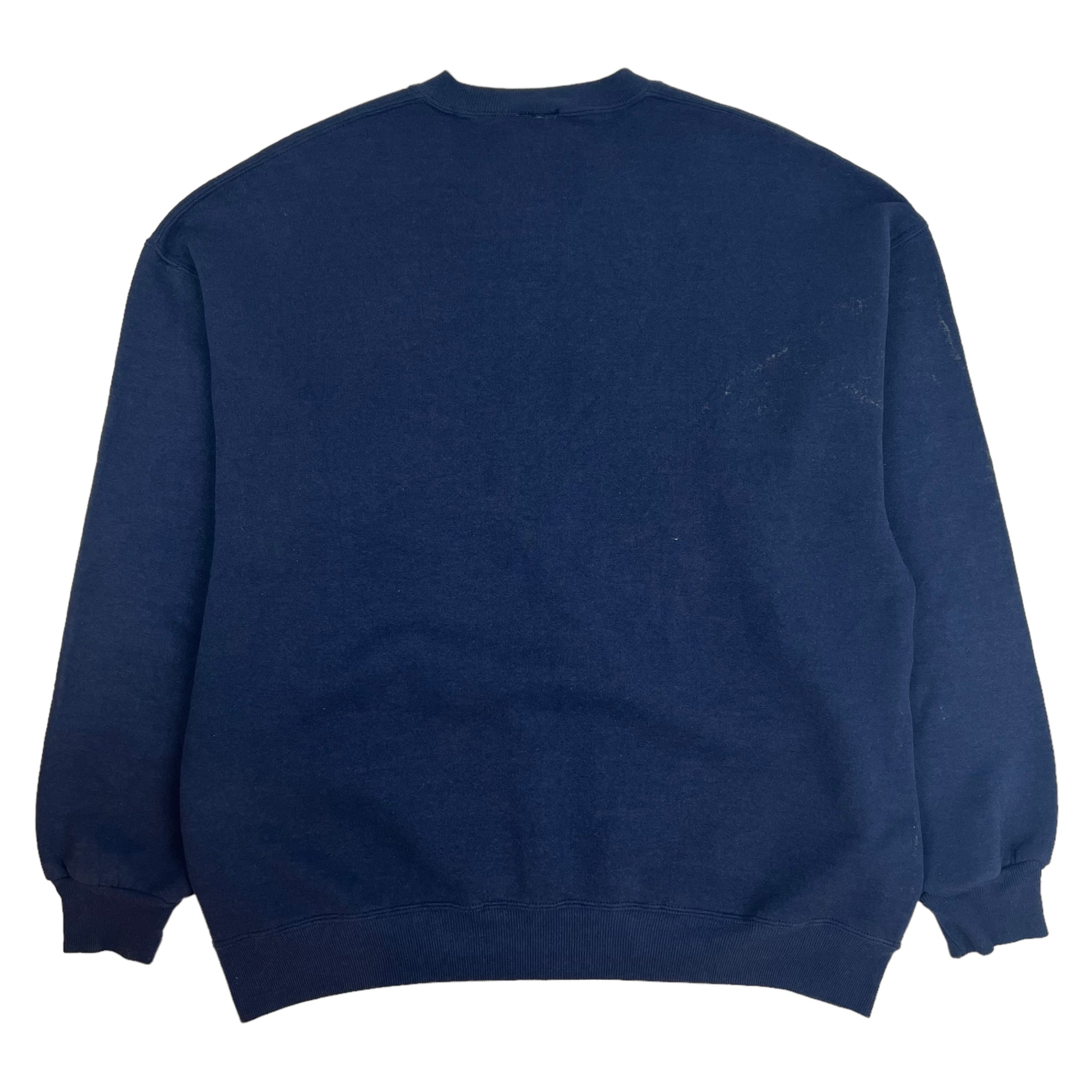 Vintage Notre Dame Crewneck Sweater - Navy Blue Retro Pullover