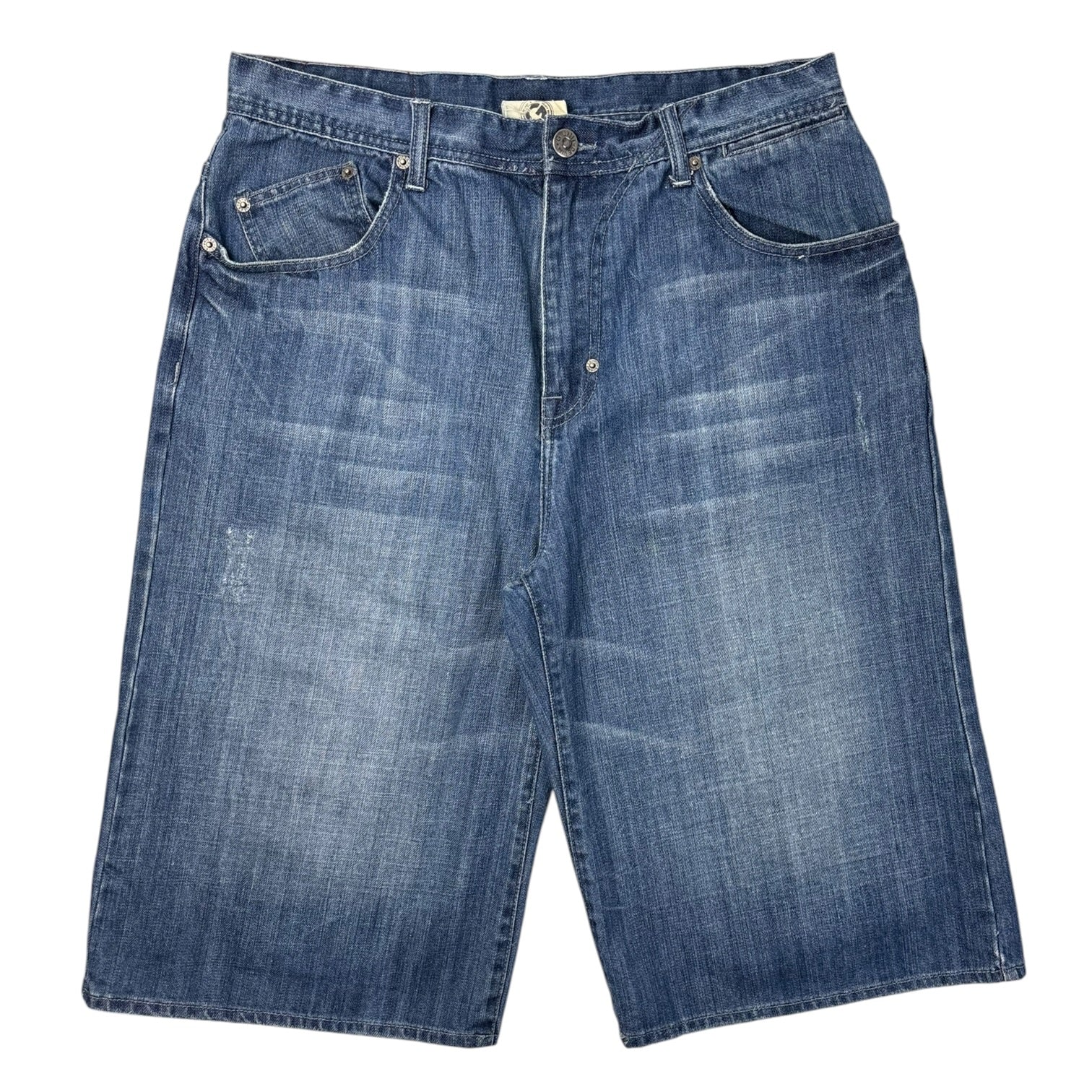 Y2K G-Unit Jean Shorts Medium Washed Blue
