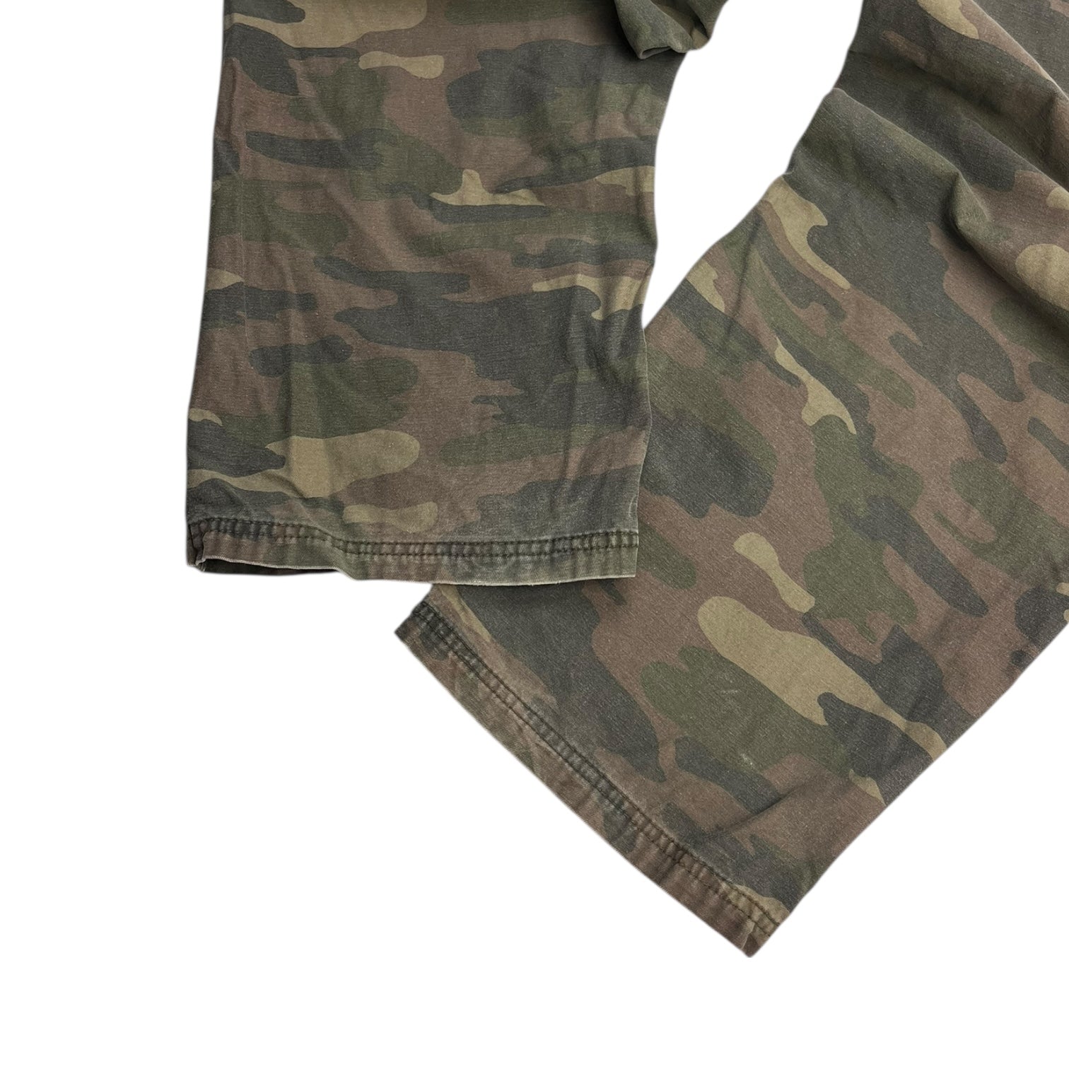 Vintage Blueprint Camouflage Cargo Bottoms