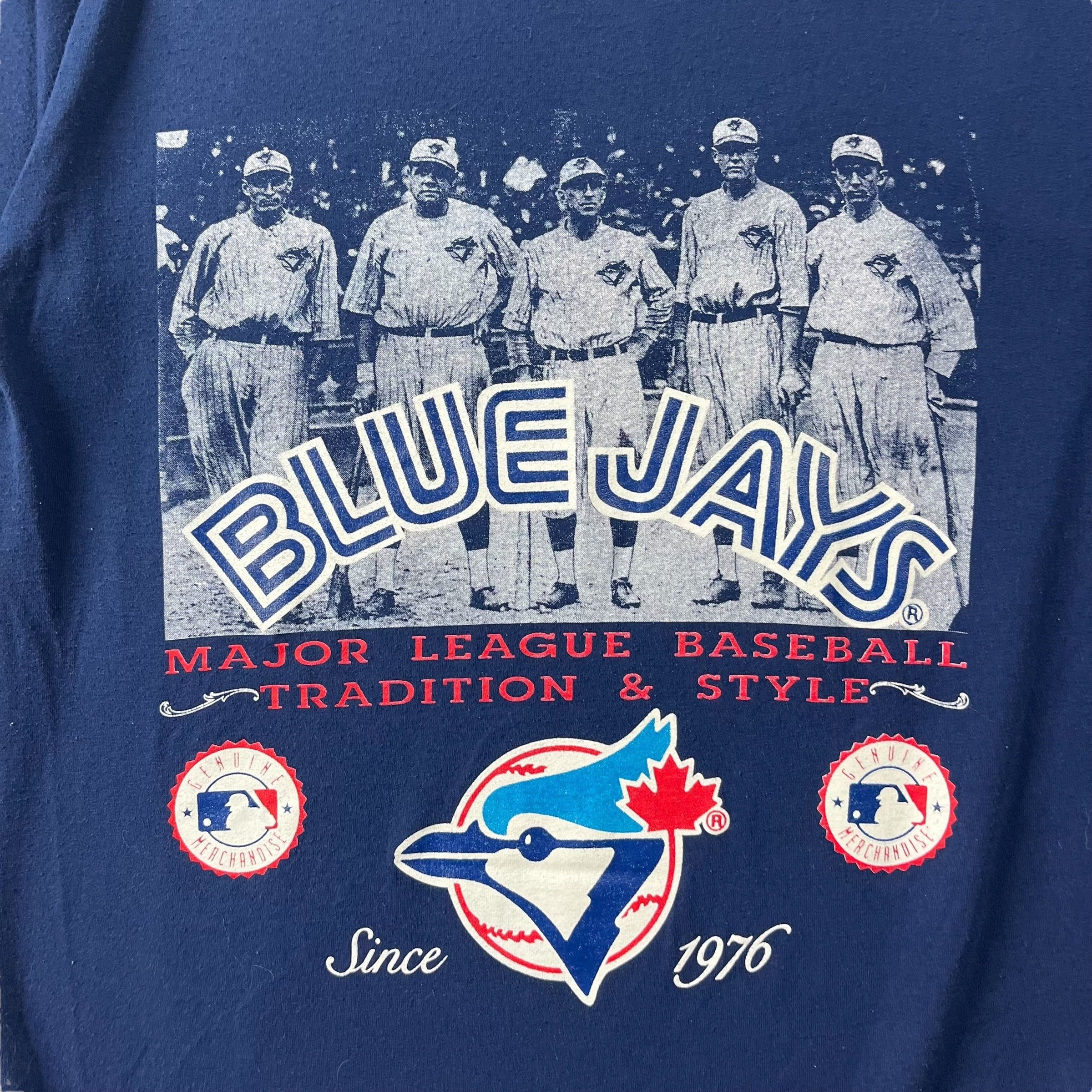 Vintage Toronto Blue Jays Roster Tee Navy