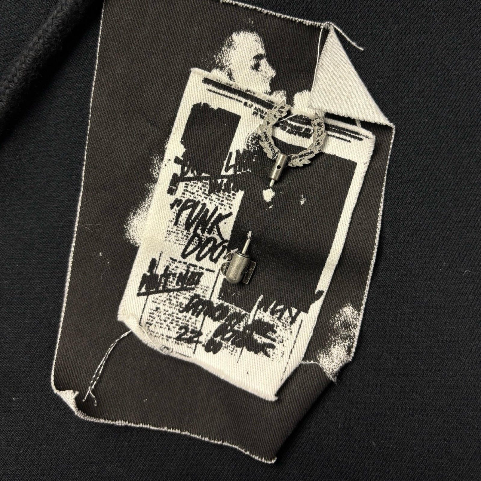 Fred Perry x Raf Simons Printed Patch Hoodie