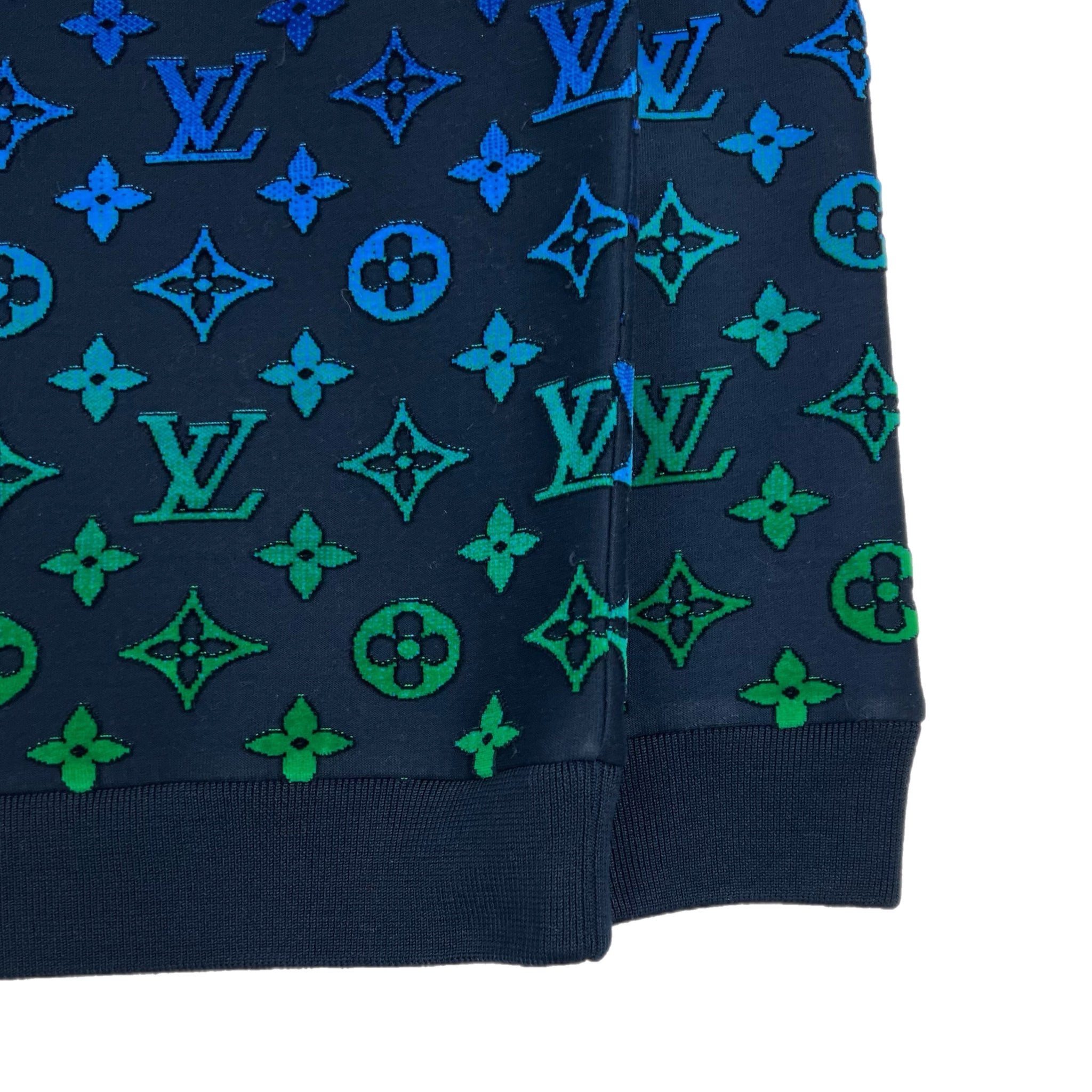 Louis Vuitton Gradient Monogram Fil Coup Virgil Abloh Crewneck