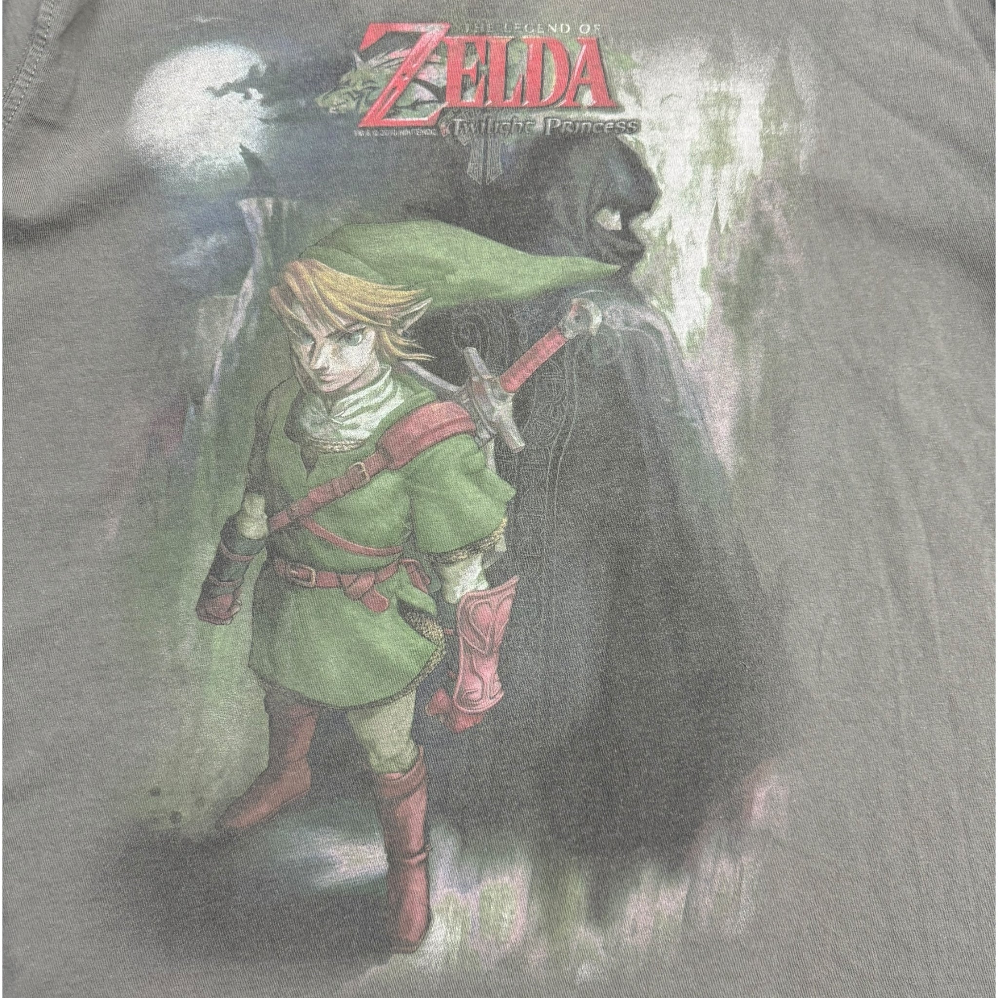 2006 Legend Of Zelda Twilight Princess Tee Grey