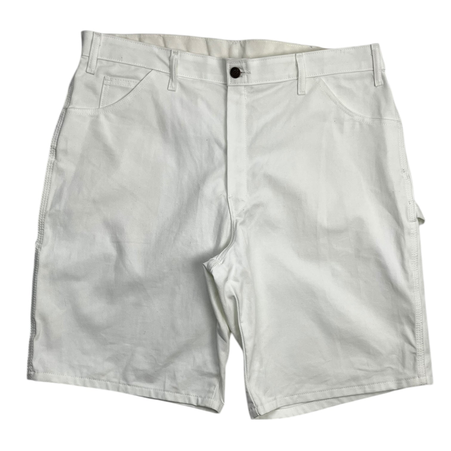 Vintage Dickies Carpenter Jorts White