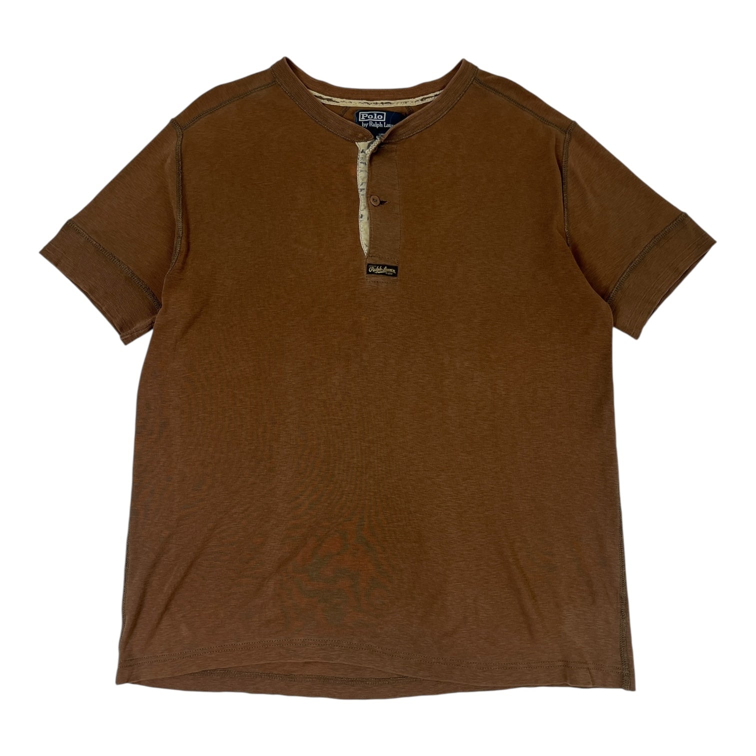Vintage Polo Ralph Lauren Henley T-Shirt Brown