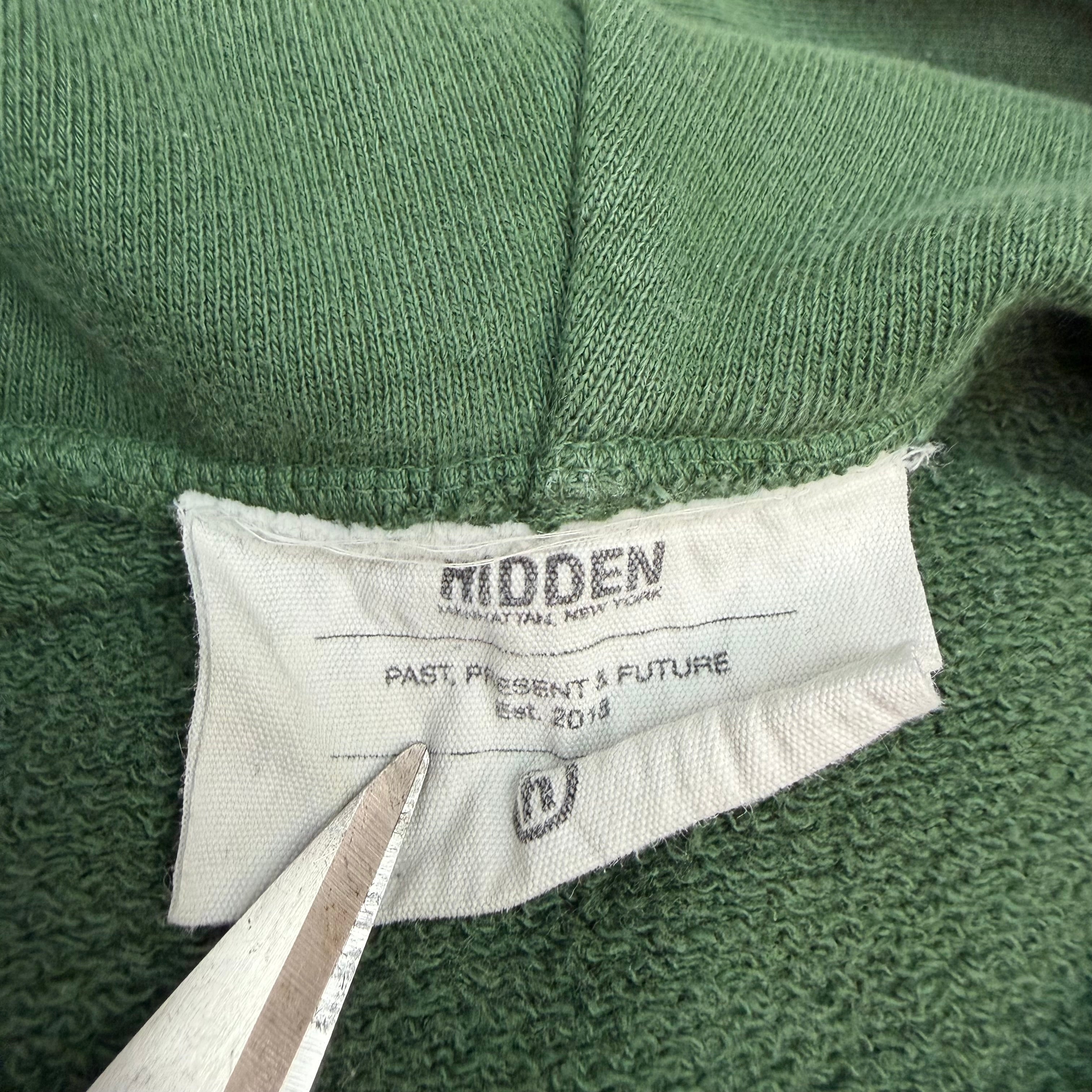 Hidden NY Paisley Logo Hoodie Green