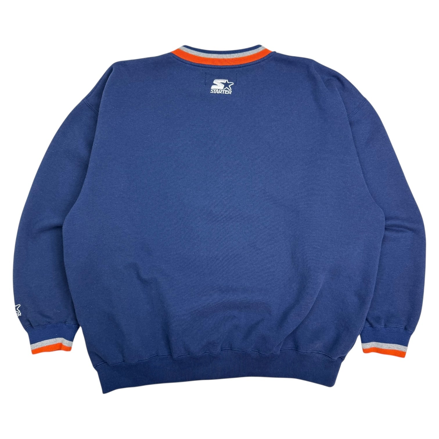 Vintage Starter Chicago Bears Crewneck Navy Blue/Orange