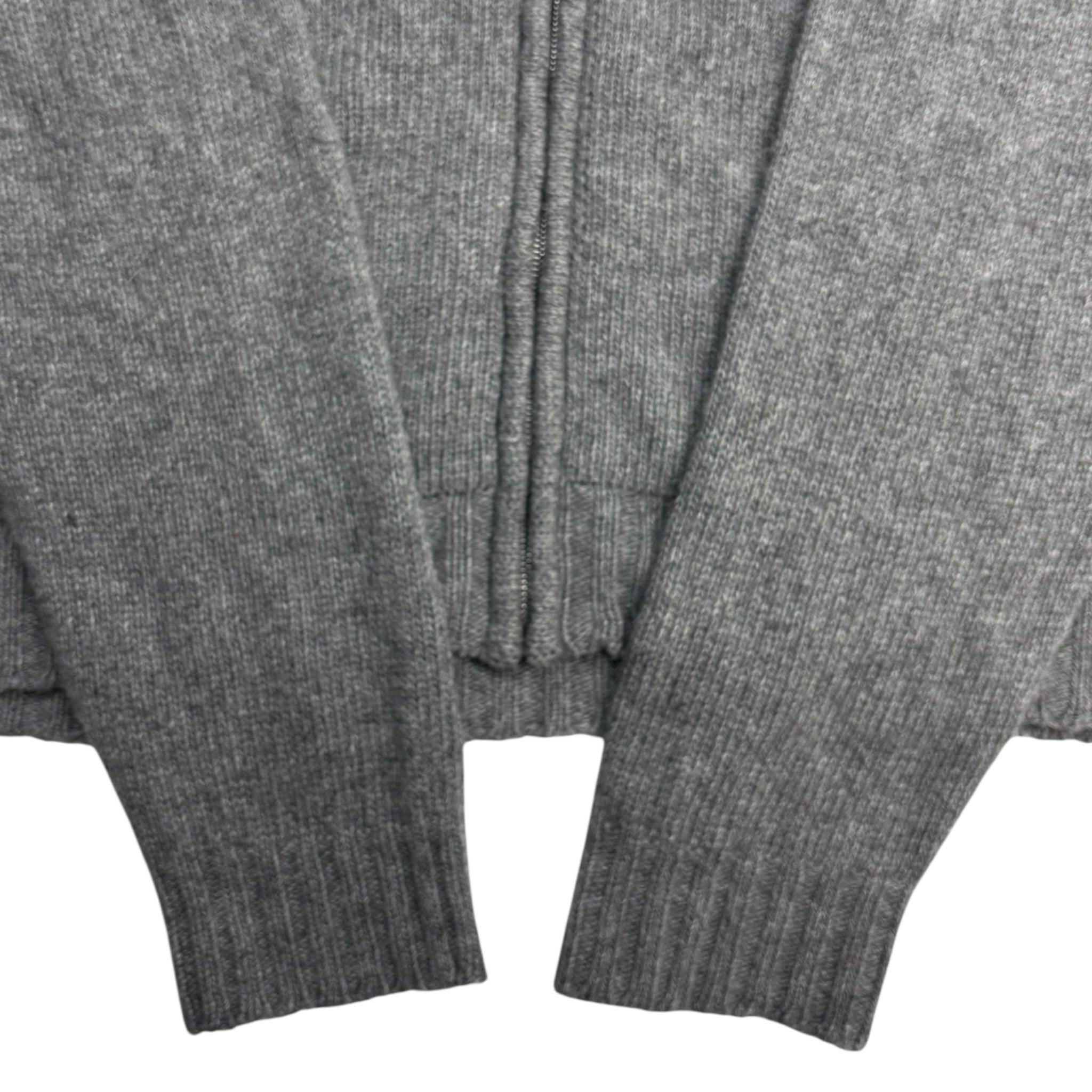 Palm Angels Logo Knit Zip-Up