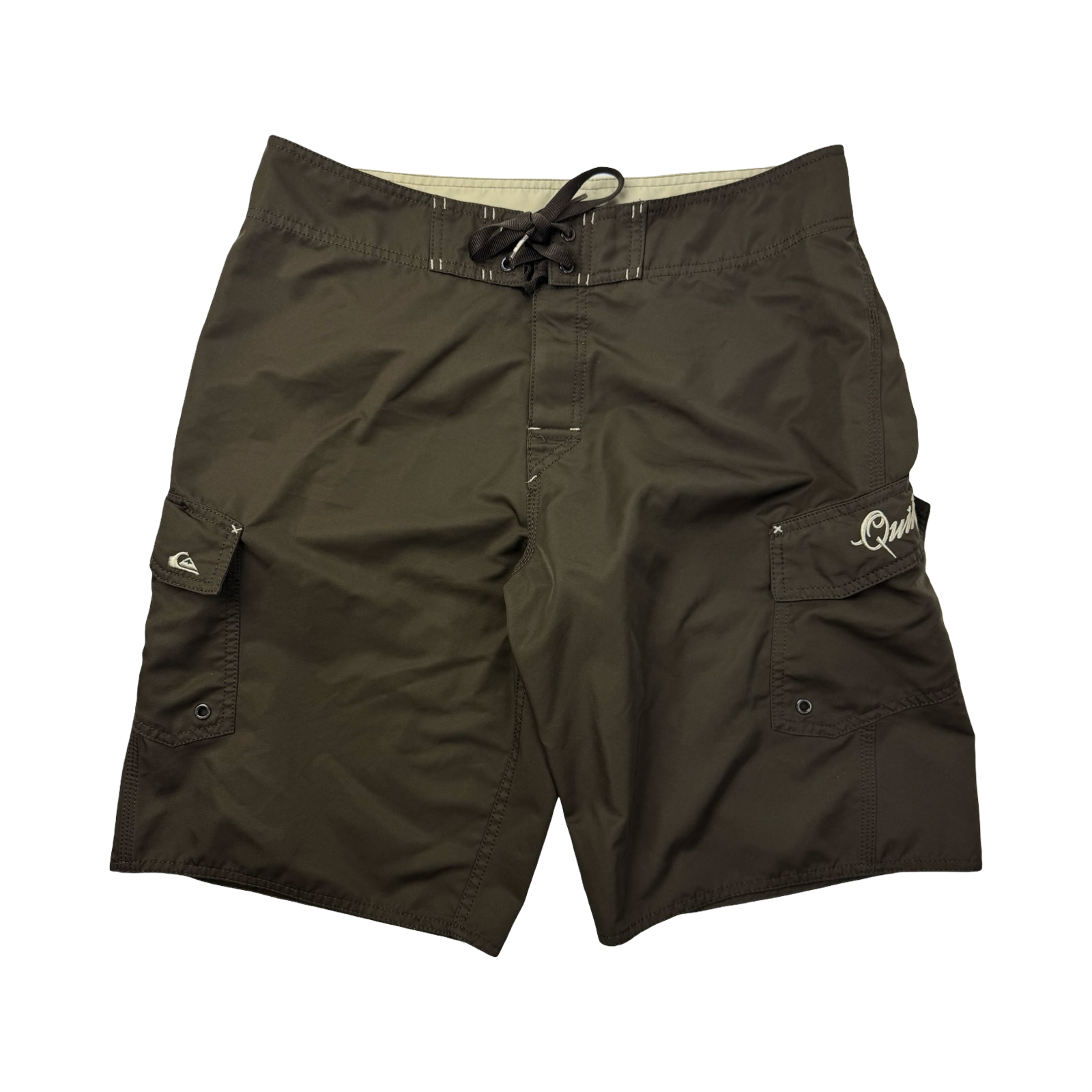 Y2K Quiksilver Surf Board Shorts Green