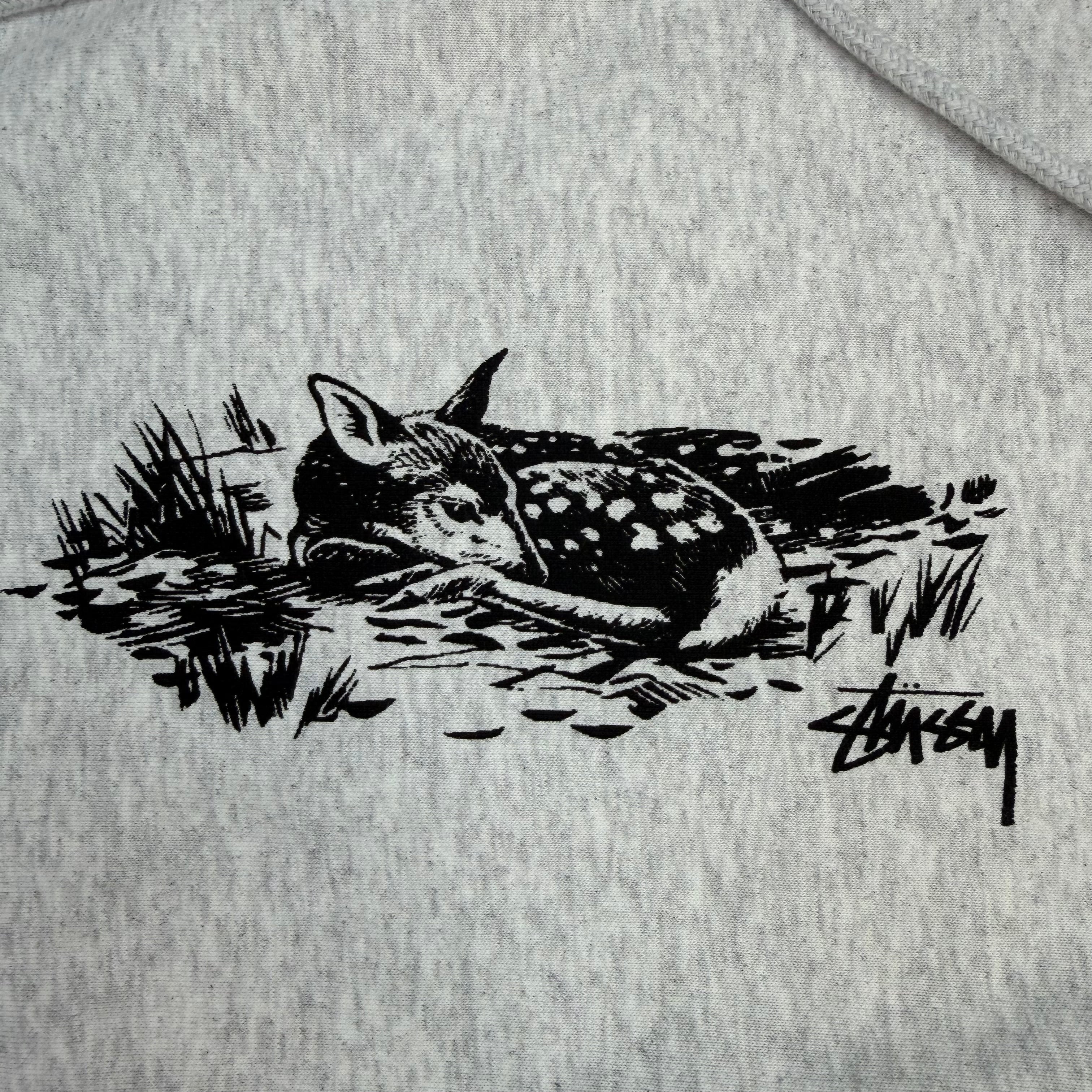 Stussy Fawn Hoodie Ash Heather