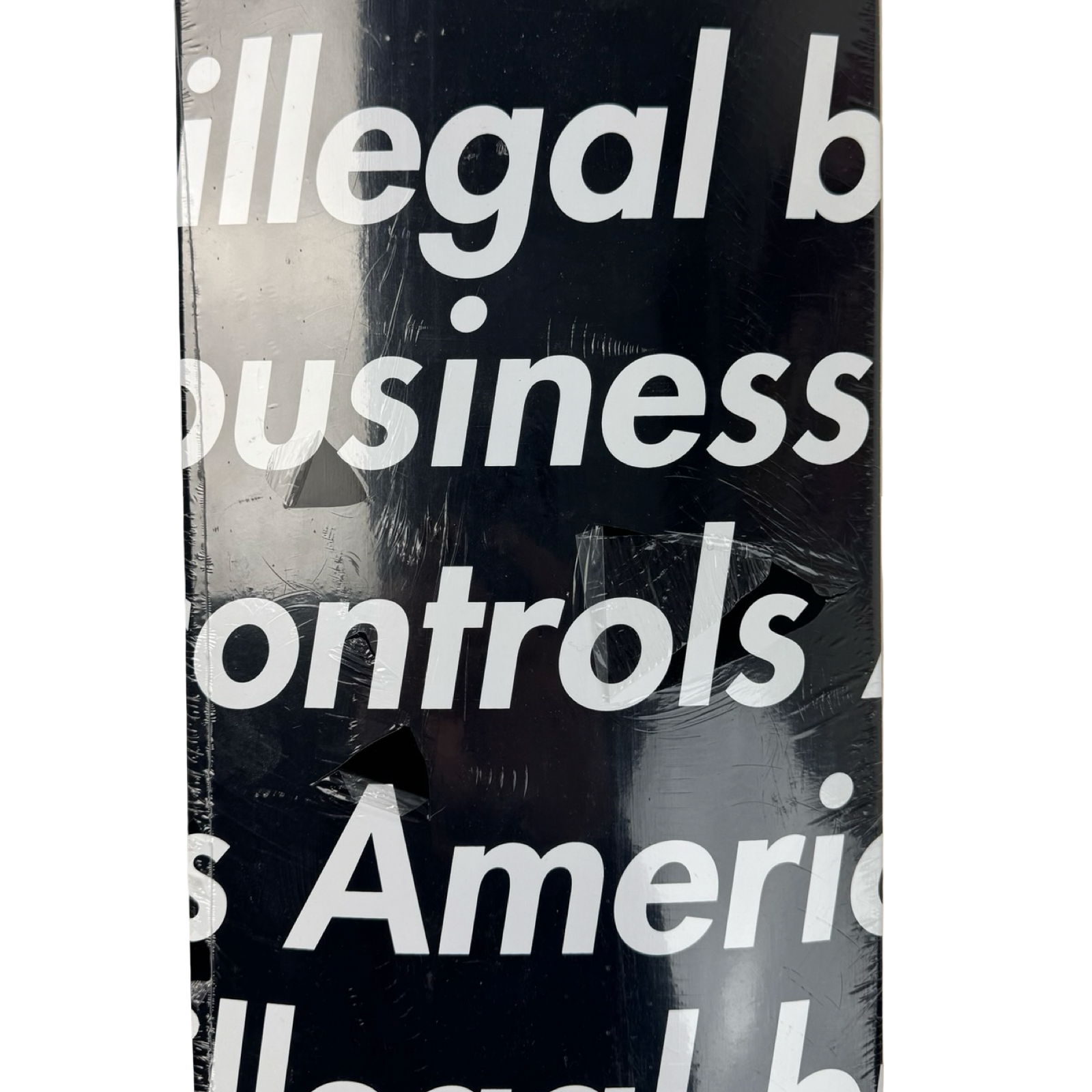 Supreme Illegal Business Skate Deck Black