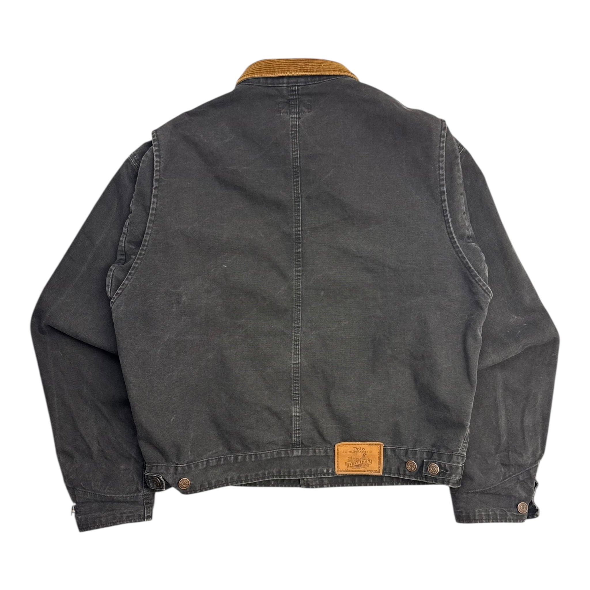 Vintage Polo Ralph Lauren Dungaree Denim Jacket Black