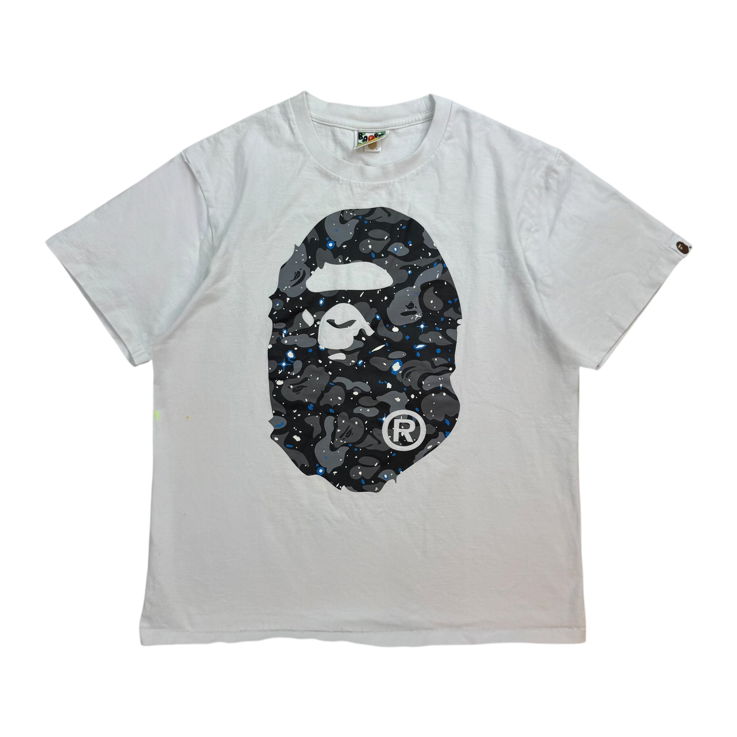 Bape Space Camo Big Ape Head White