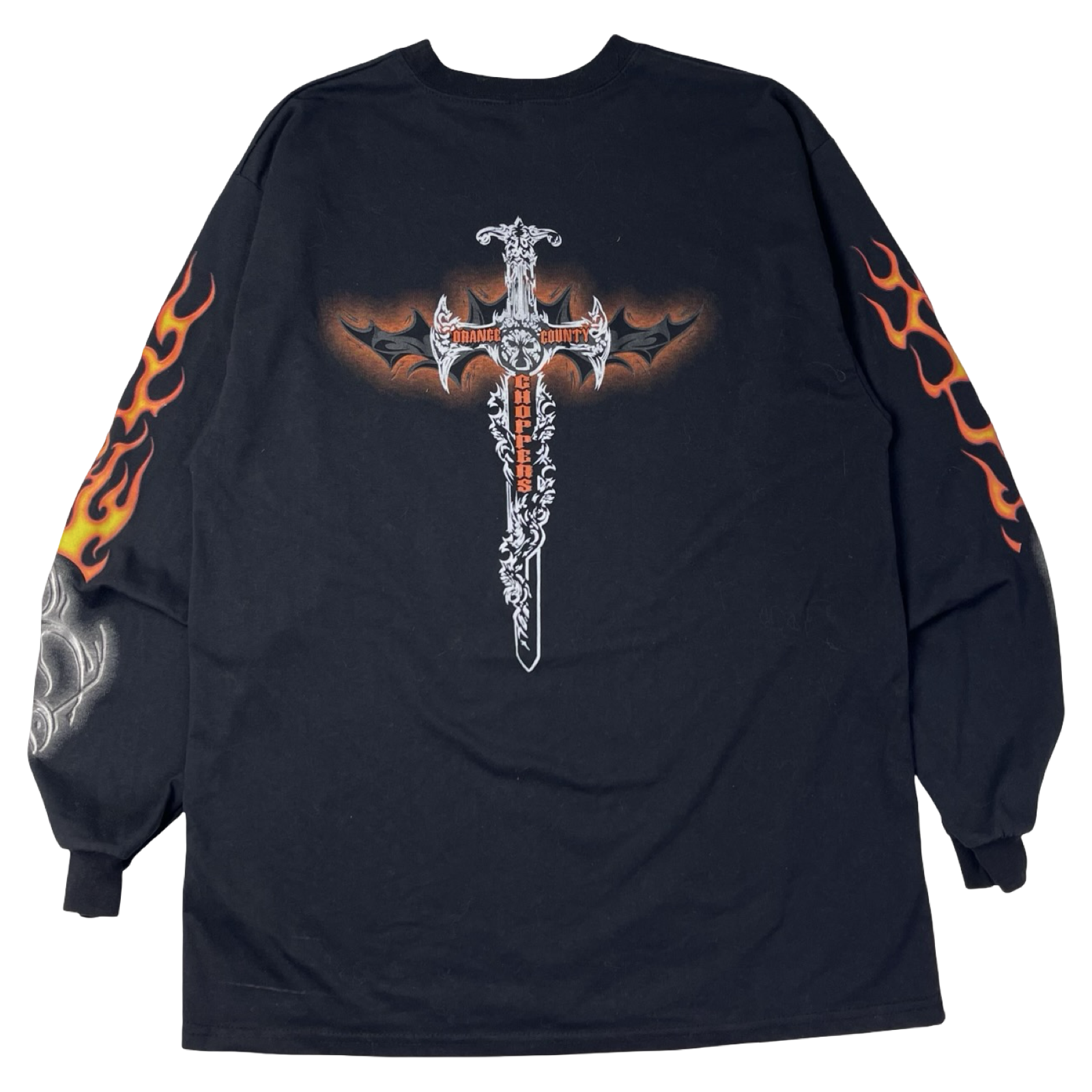 Vintage Orange County Choppers Flame Long Sleeve T-Shirt