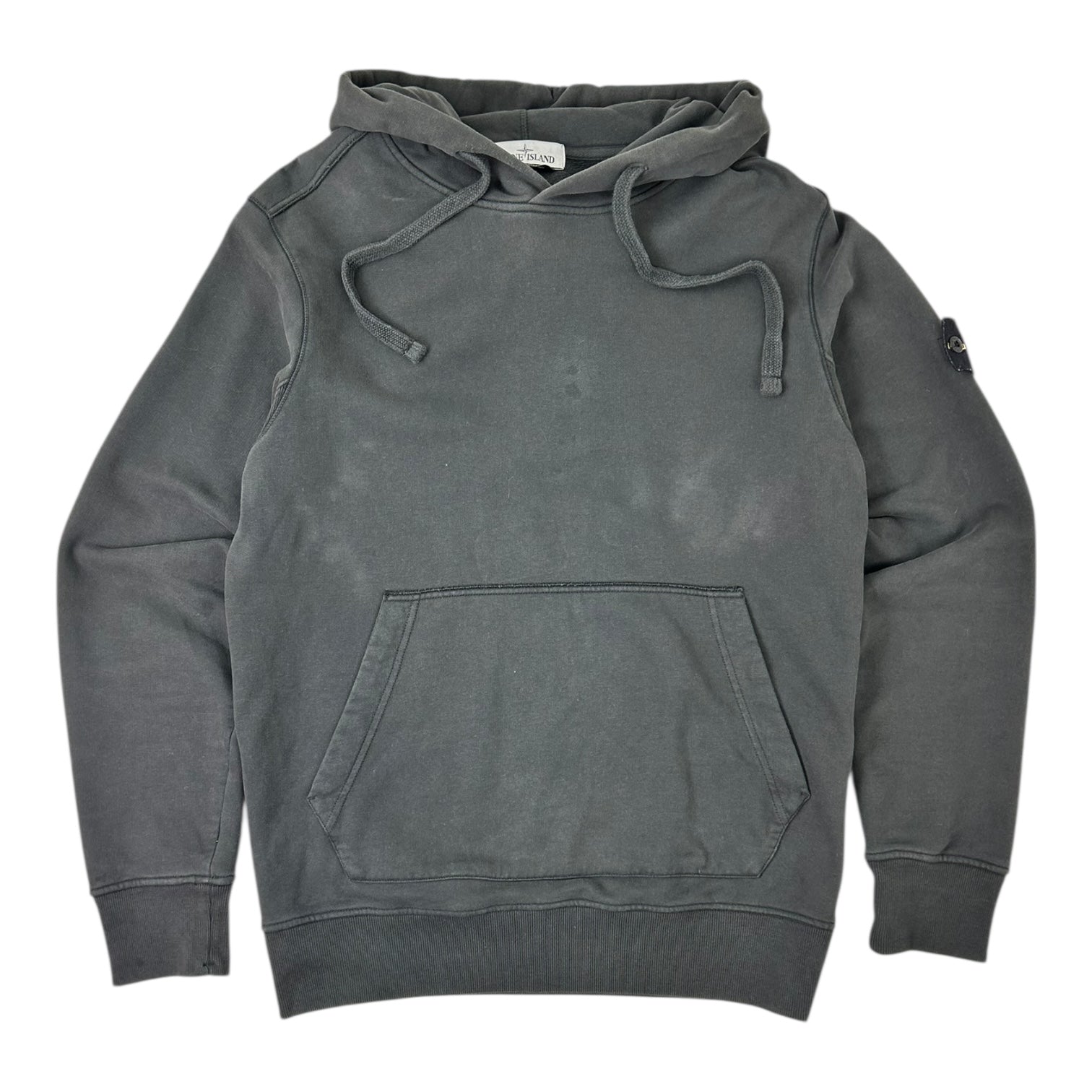 Stone Island Organic Cotton Hoodie Grey