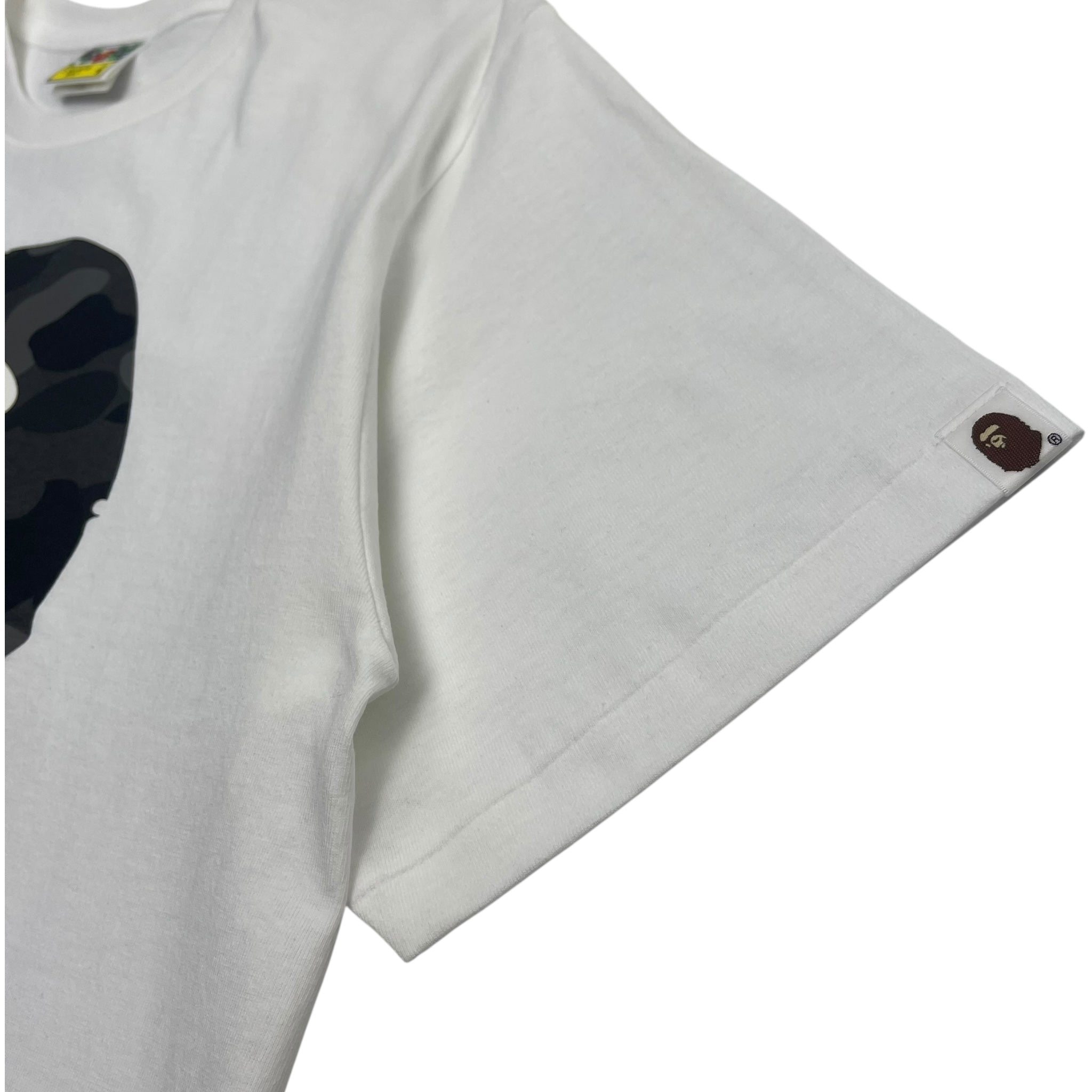 Bape Camo Transform Big Ape Head T-Shirt White