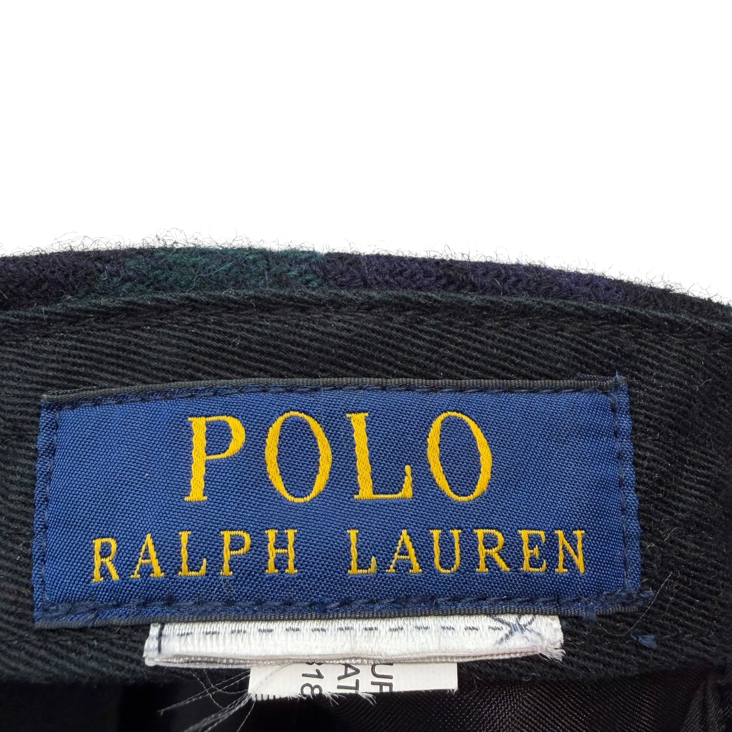 Polo Ralph Lauren Tartan Plaid Ball Cap Green