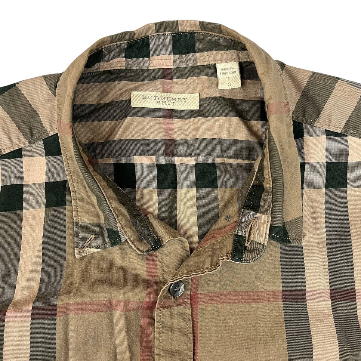 Burberry Brit Button-Up Long-Sleeve