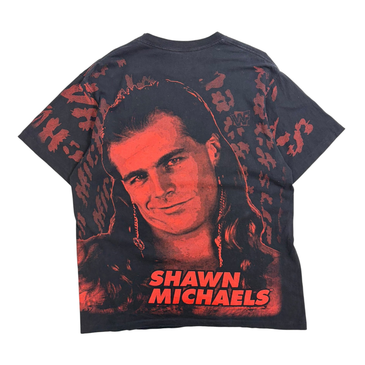 Vintage 1995 WWF Shawn Michaels "The Heartbreak Kid" T-Shirt Black