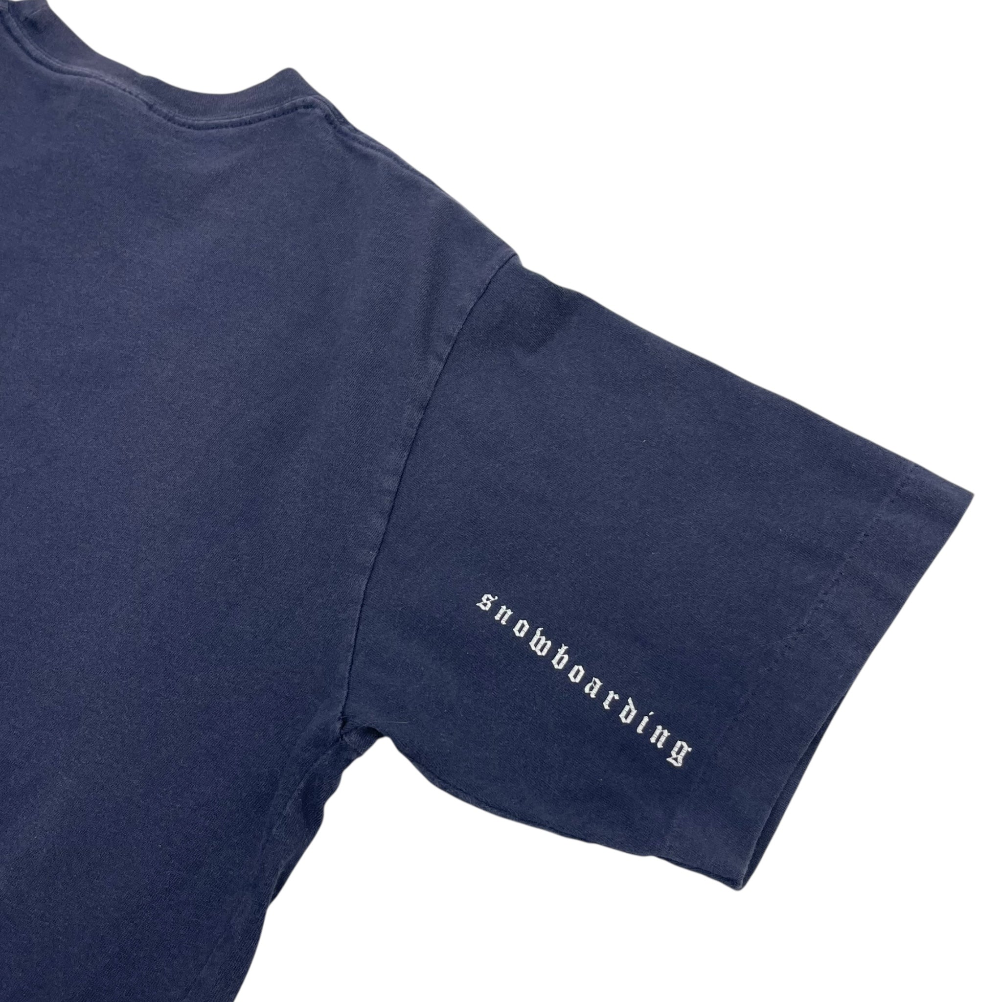 Vintage Ripzone Snowboarding T-Shirt Navy