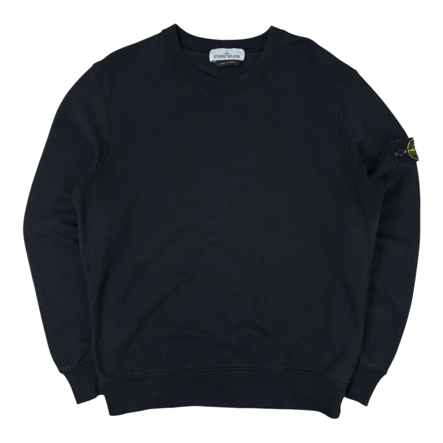 Stone Island Patch Crewneck Black