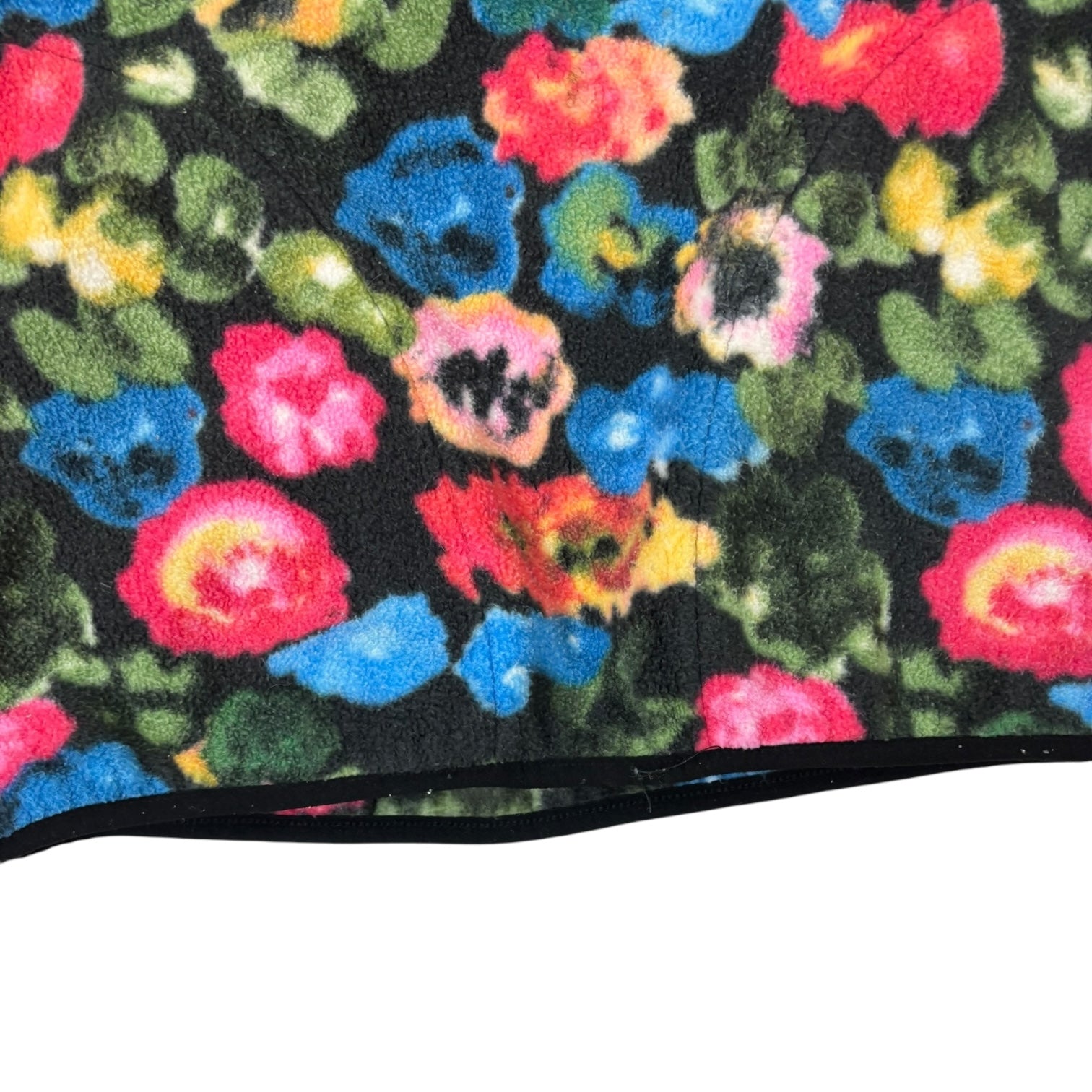 Stussy Floral Half-Zip Polar Fleece Sweater