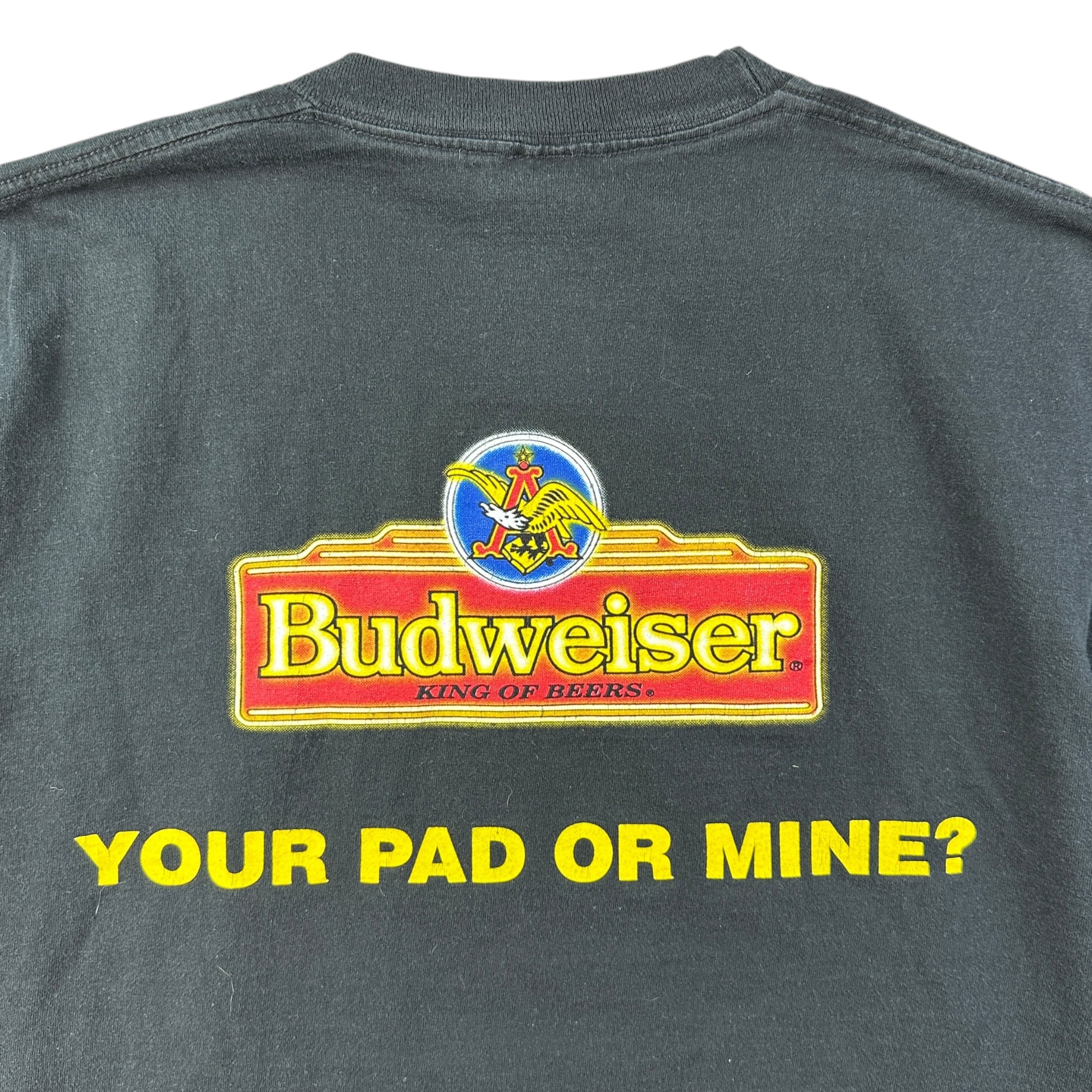 1995 Budweiser “Your Pad Or Mine?” Tee Black