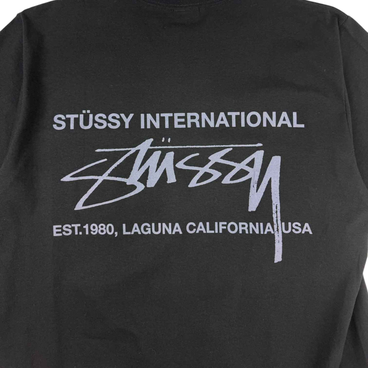 Stüssy Smooth International T-Shirt Black