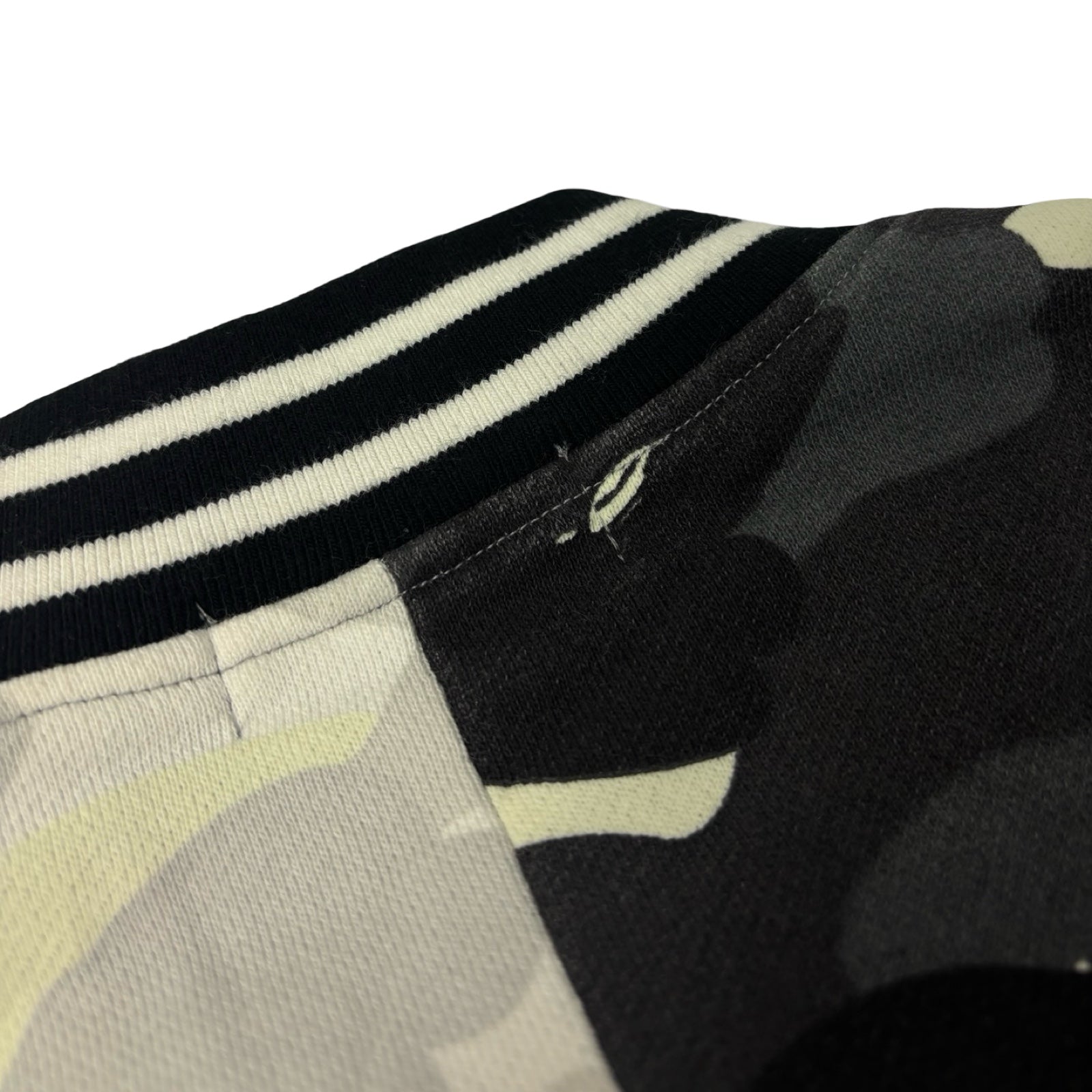 A Bathing Ape City Camo Shark Sweat Varsity Jacket