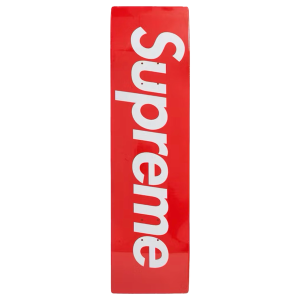 Supreme Uncut Box Logo Skateboard Deck Red
