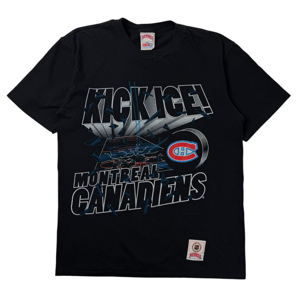 Vintage Montreal Canadiens Nutmeg T-Shirt Black