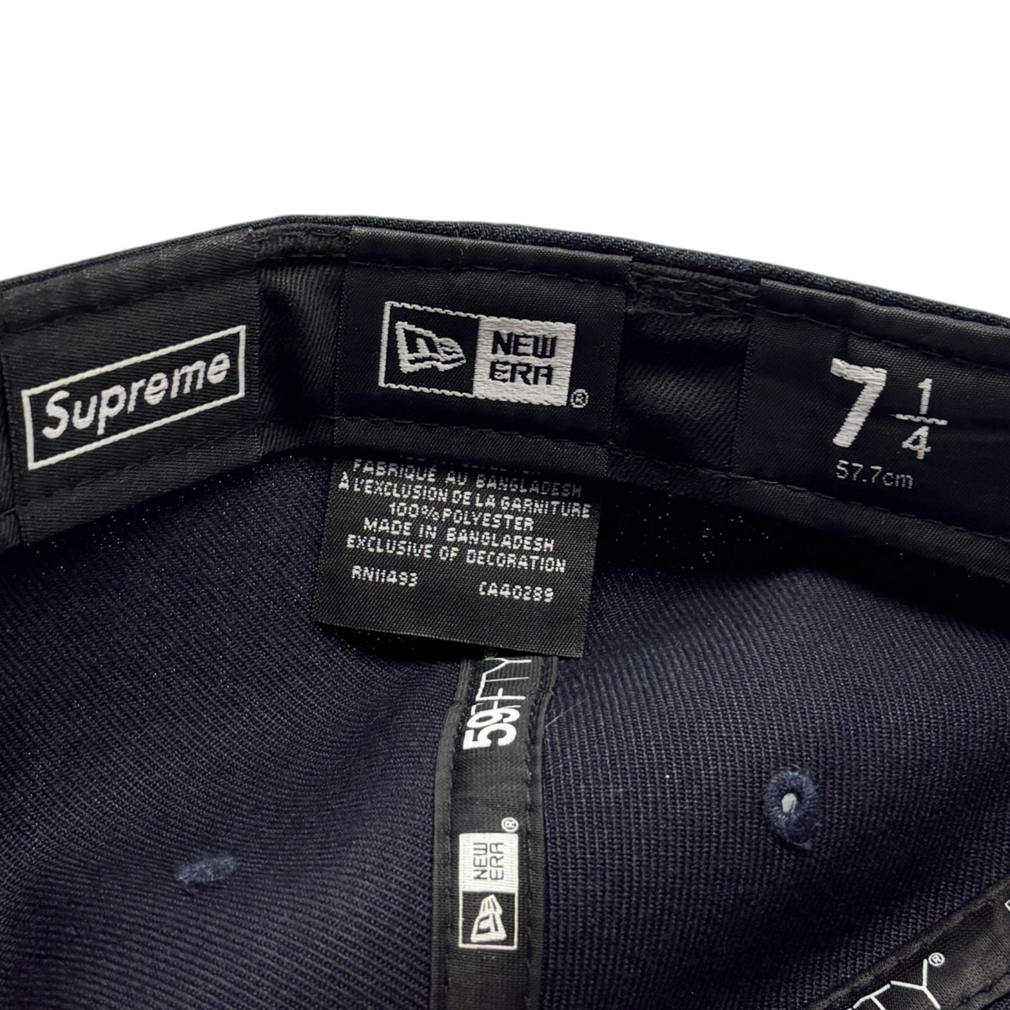 Supreme New Era Box Logo Opening Day 2021 Fitted Navy