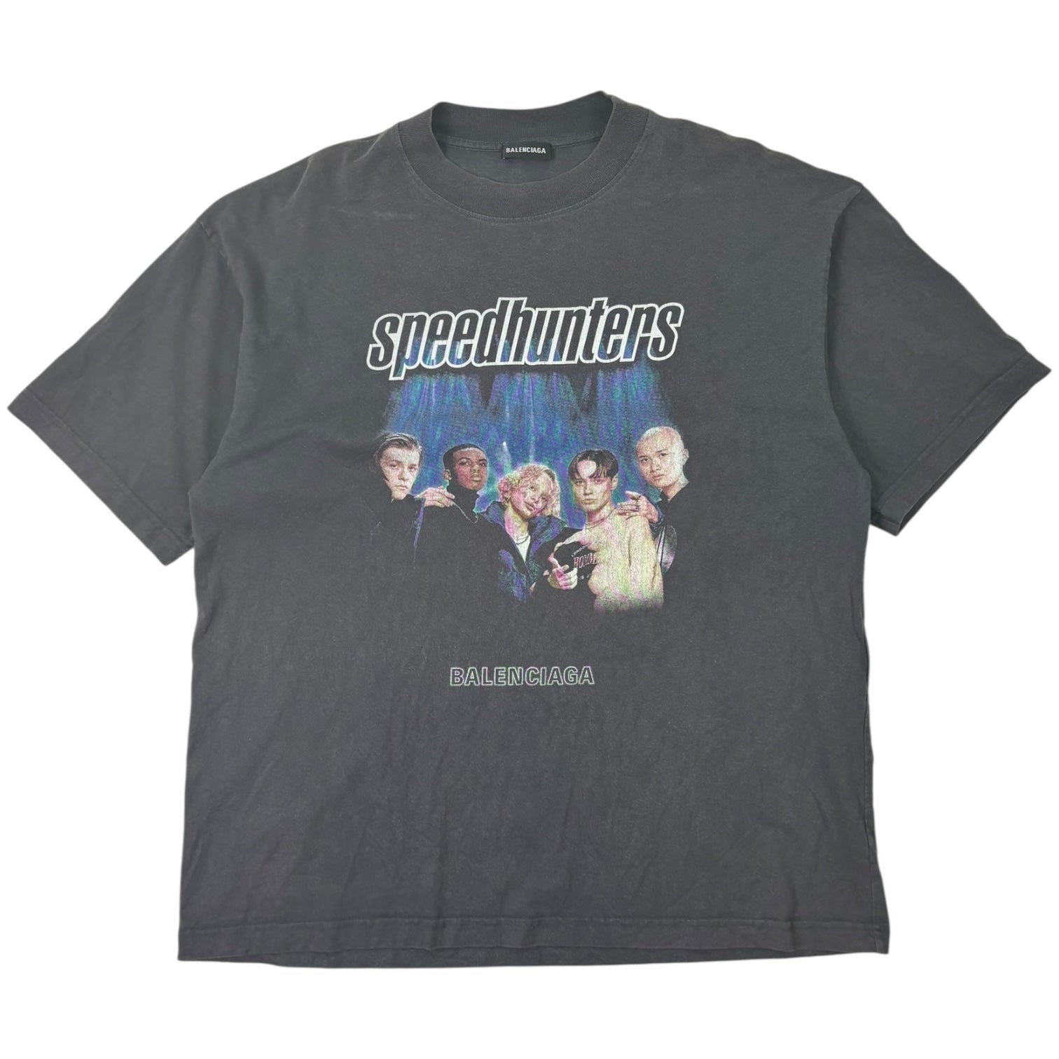 Balenciaga FW18 Speedhunters T-Shirt Dark Grey
