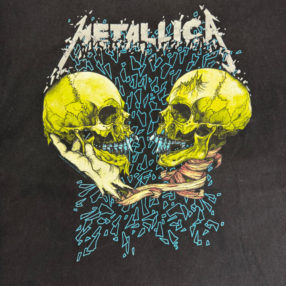 1994 Metallica Sad But True Pushead Tee Black