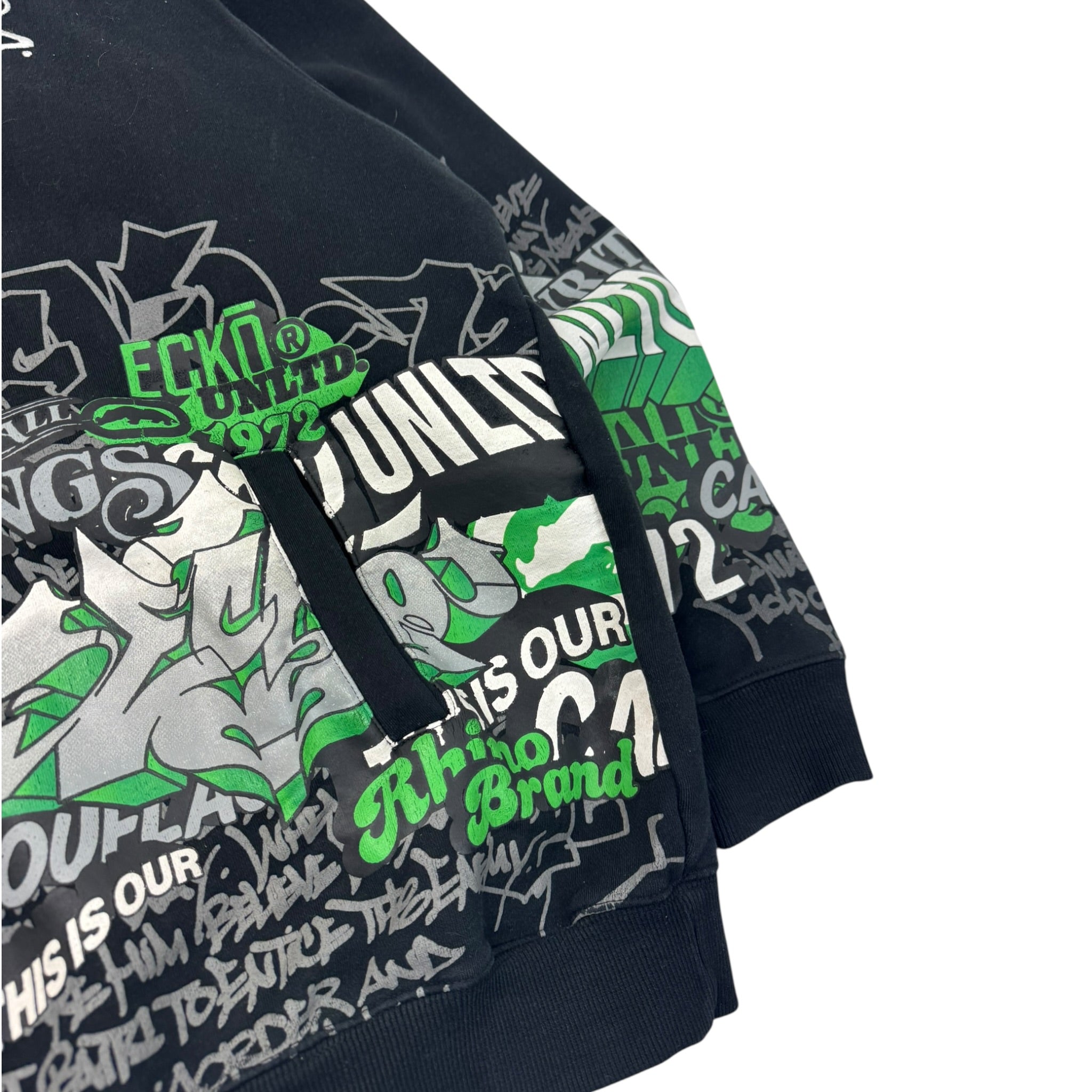 Vintage Y2K Ecko Unltd. Graffiti Zip Up Hoodie