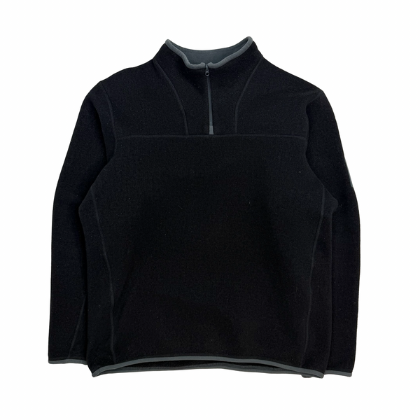 Vintage Arcteryx Fleece Quarter Zip Black