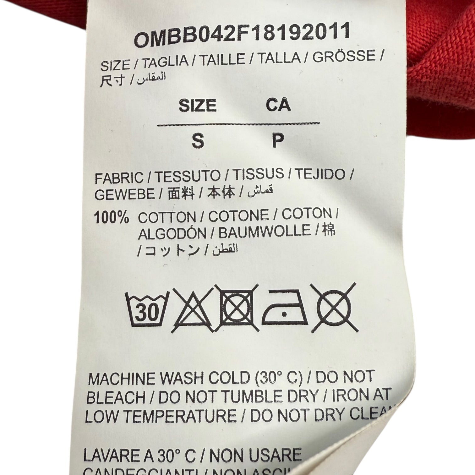 Off-White Business Casual Hoodie Red