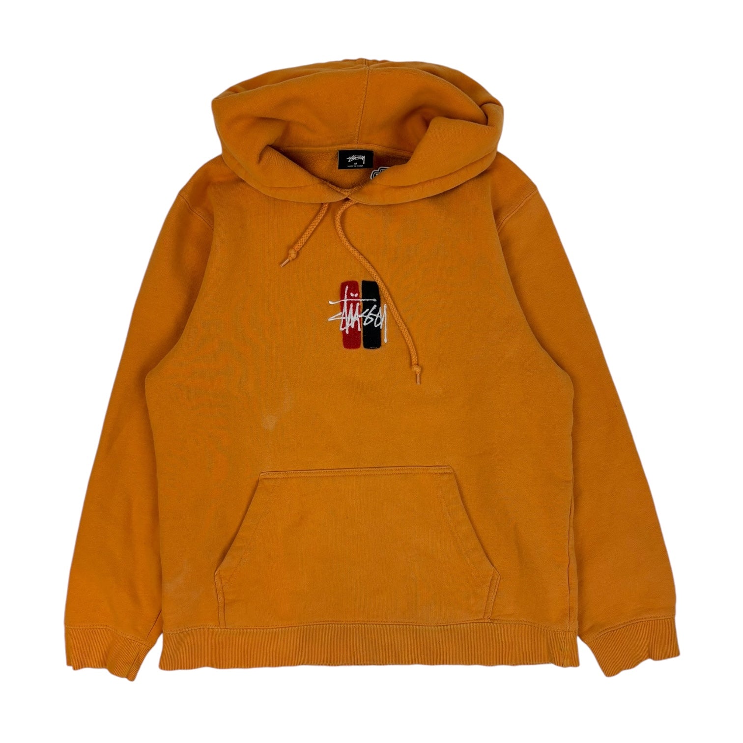 Stüssy Spellout Tapestry Hoodie Orange