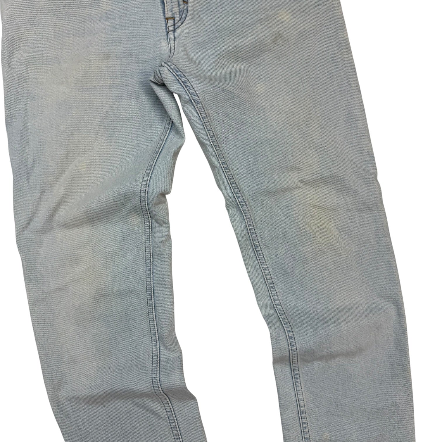 (W) Acne Studios Blå Konst Denim Pants Light Wash