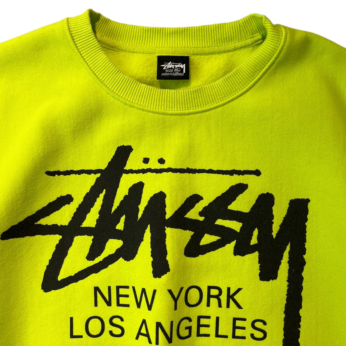 Stussy World Tour Crew Sweatshirt ‘Keylime’