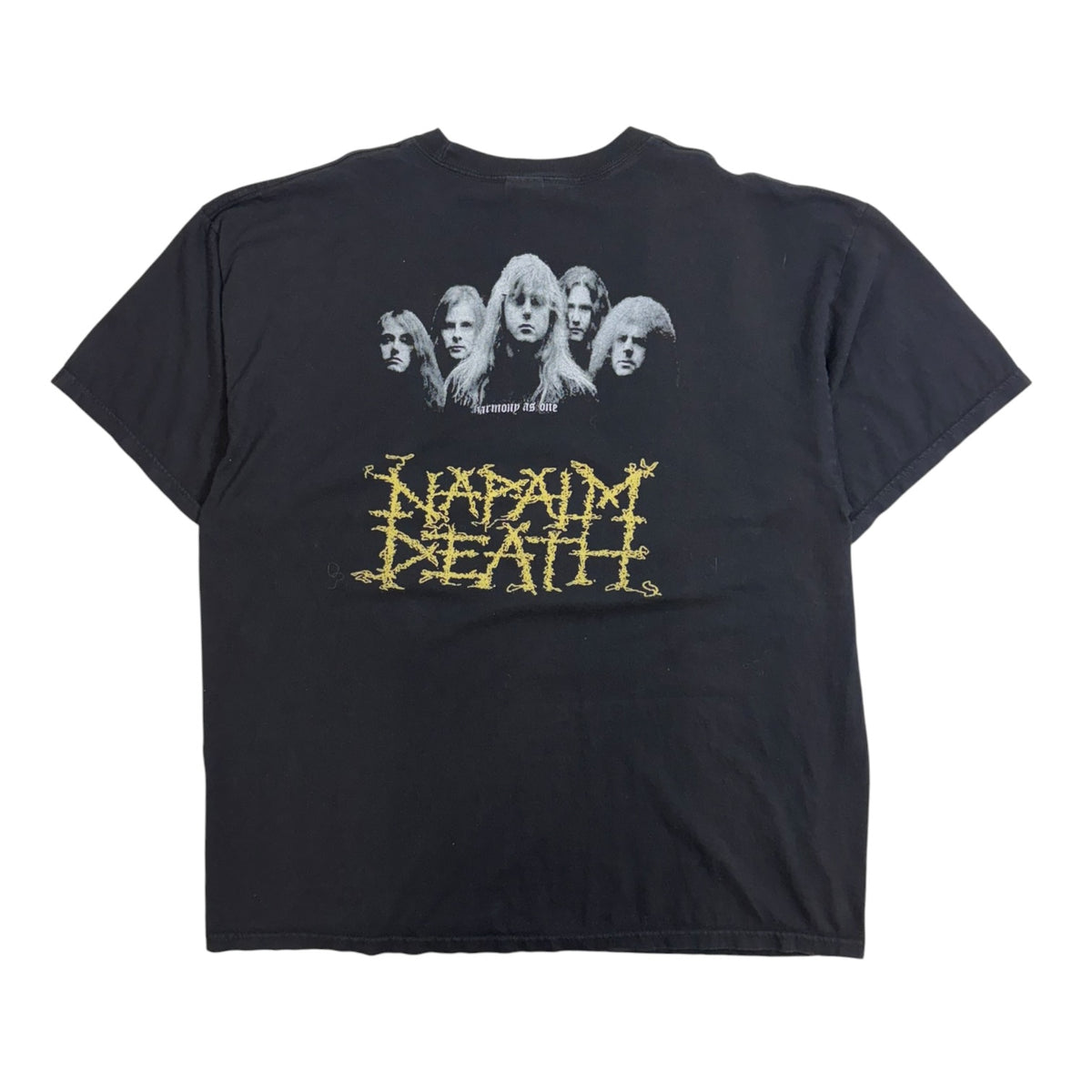 Vintage Napalm Death "Utopia Banished" Promotional T-Shirt Black
