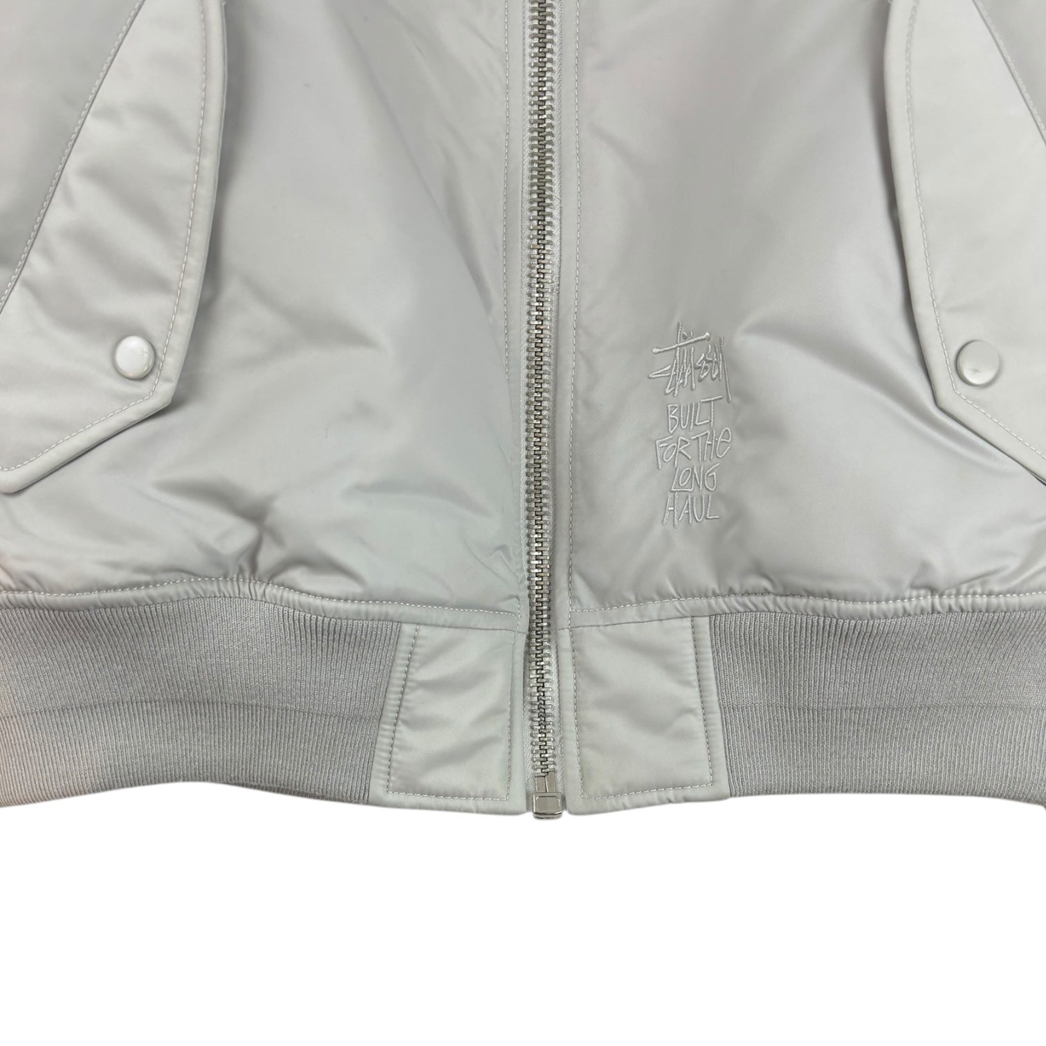 Stussy Built Reversible Bomber Jacket Grey