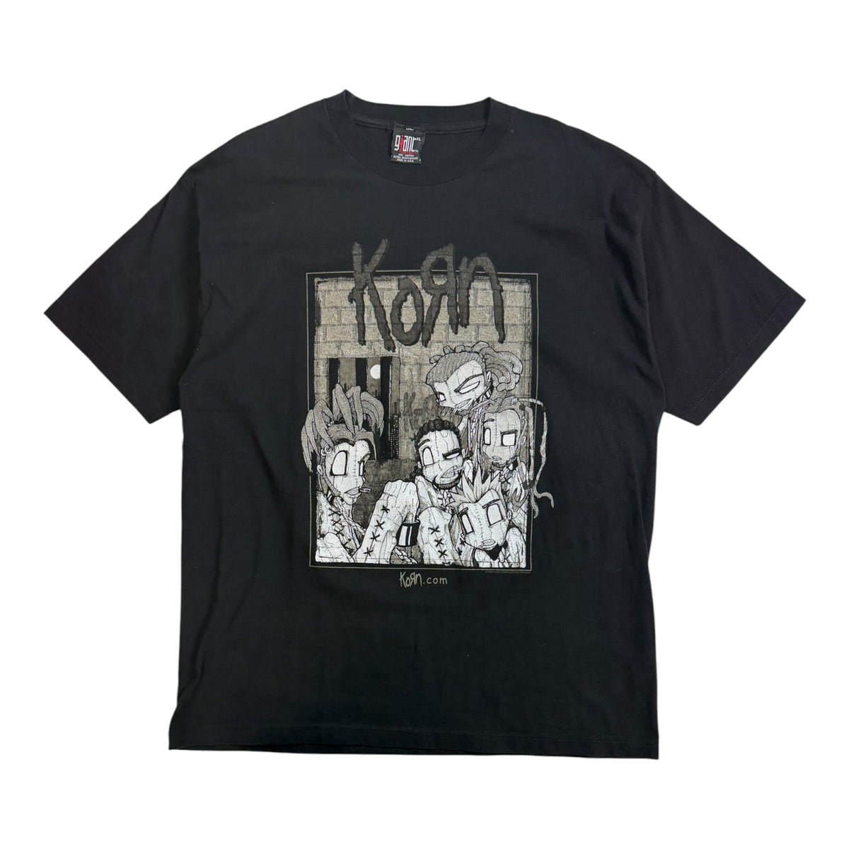 Vintage 2000 Korn Sick & Twisted Tour T-Shirt Black