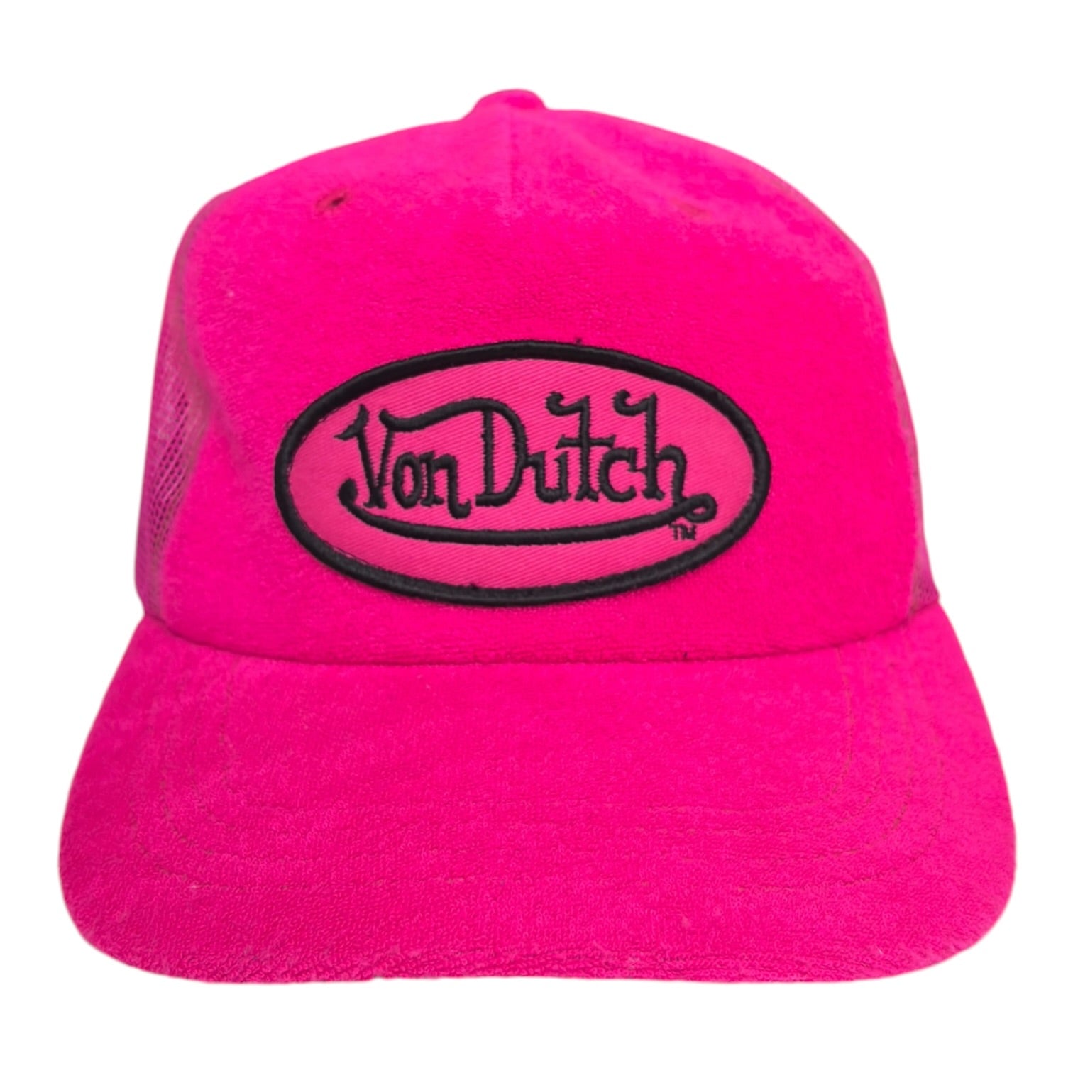 (W) Y2K Von Dutch Trucker Hat Pink