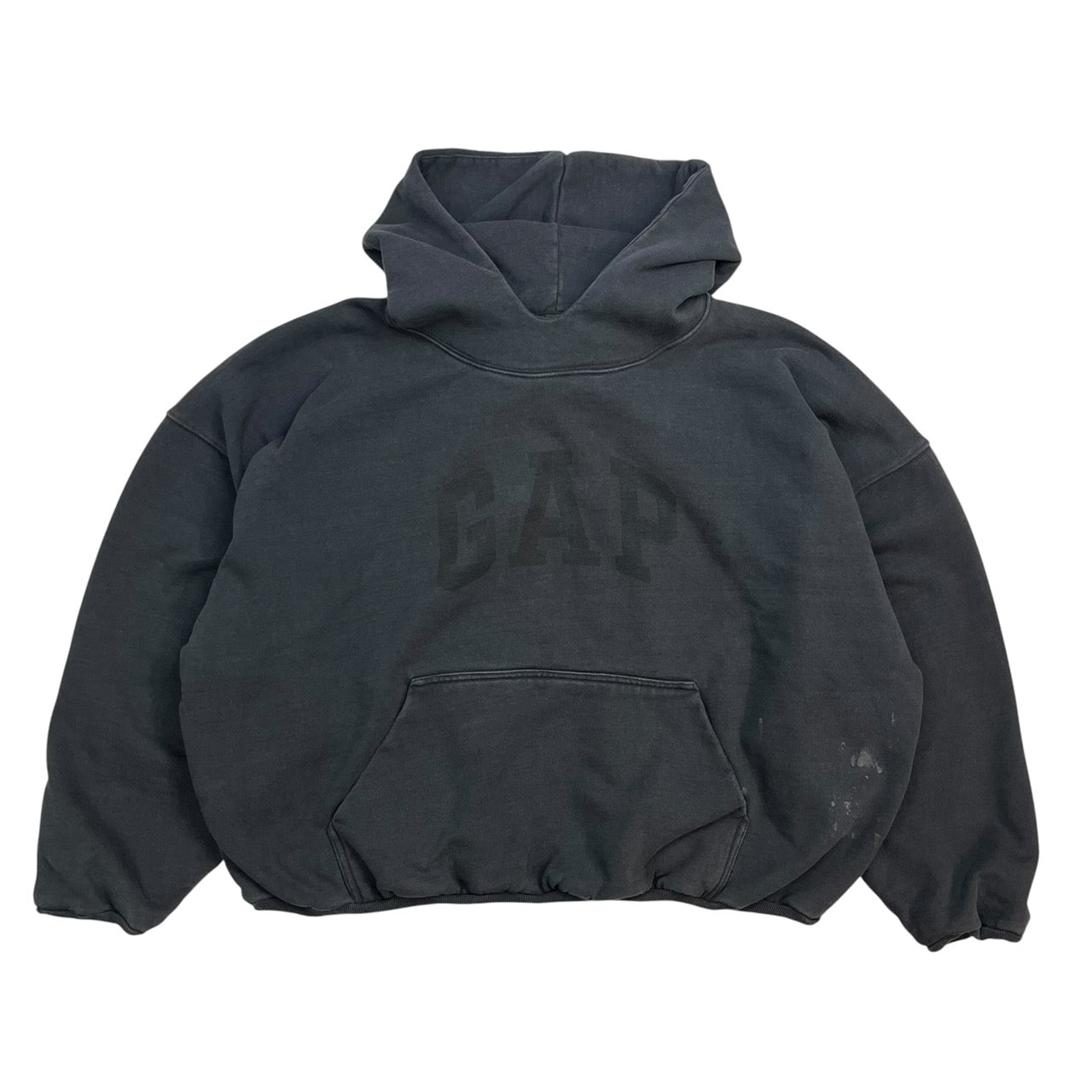Yeezy Gap Dove Double Lined Hoodie Washed Black