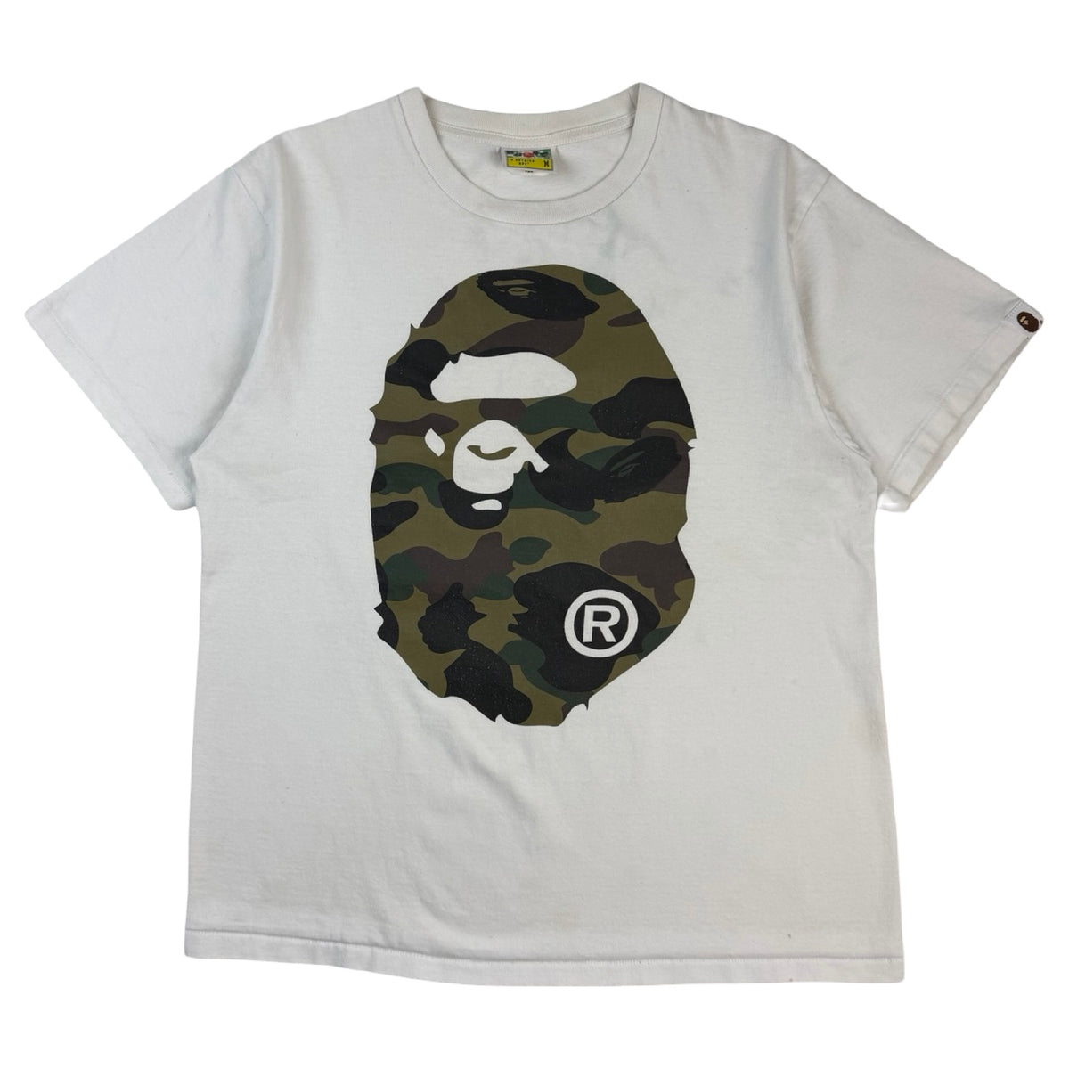 Bape 1st Camo Big Ape Head T-Shirt White