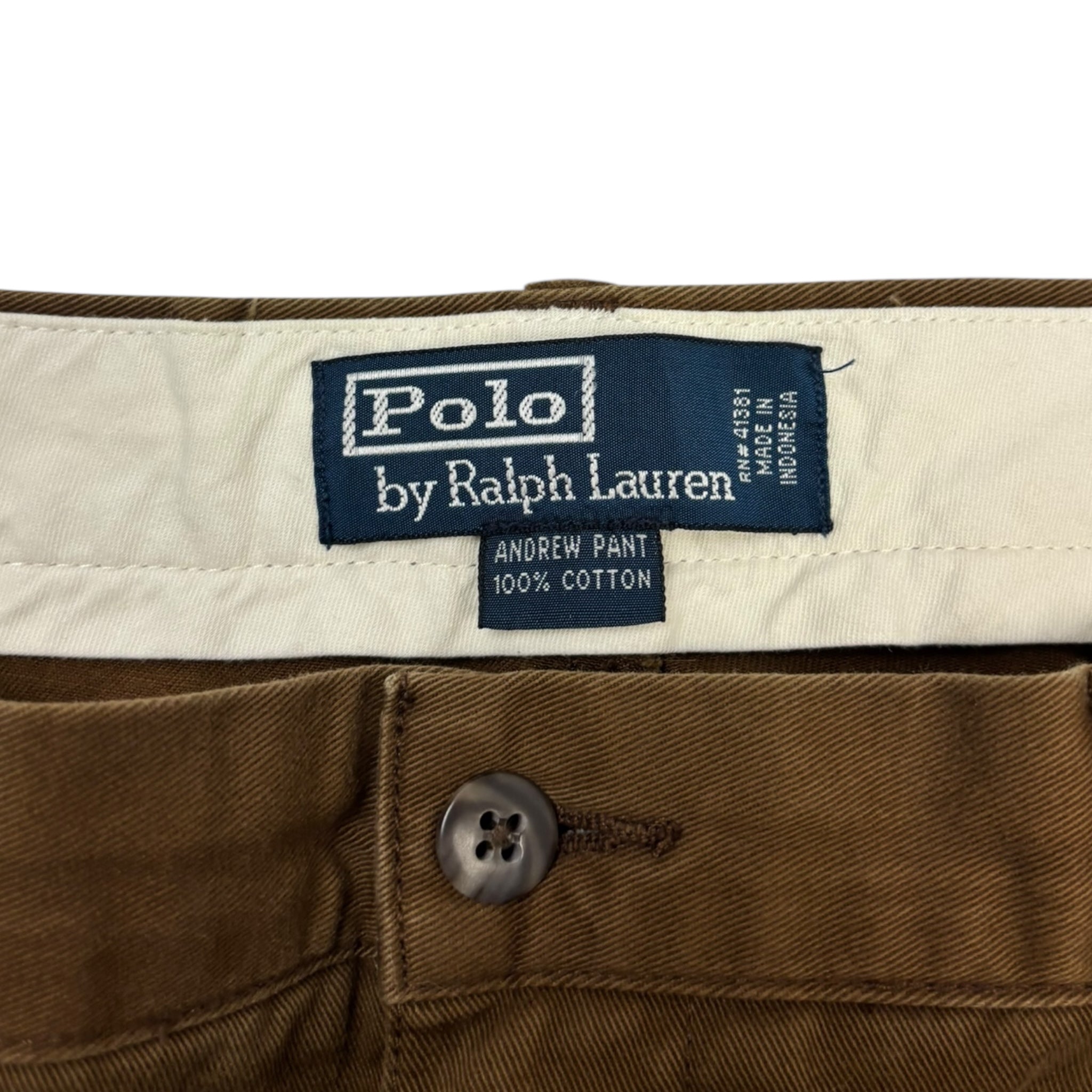 Vintage Polo Ralph Lauren Chino Bottoms Brown