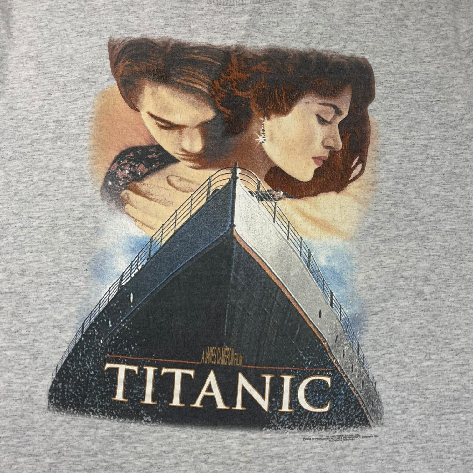 1998 Titanic Movie Promo Poster T-Shirt